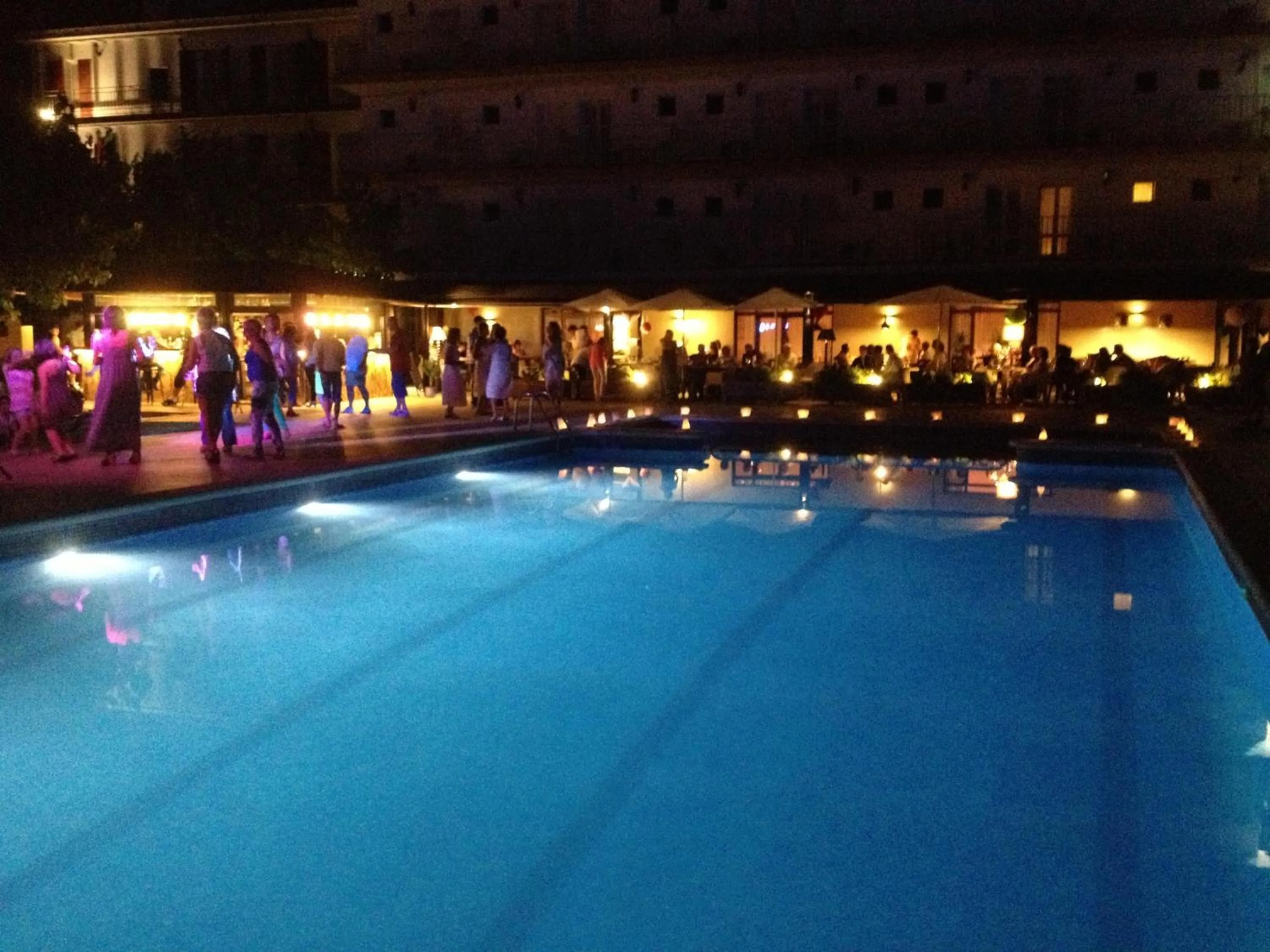 Swimming pool in Hostal SolFina