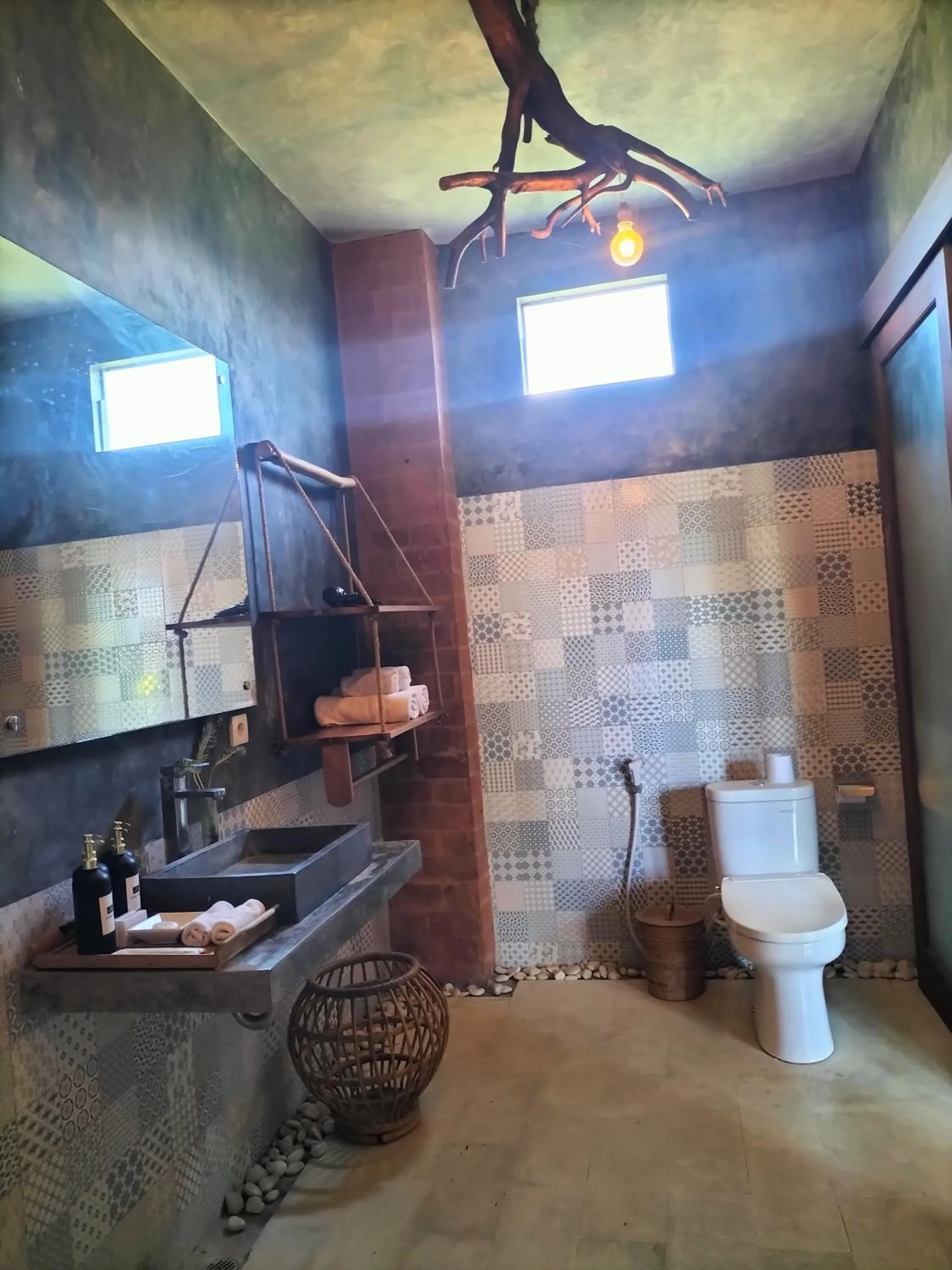 Bathroom in La Pan Nam Exotic Villas and Spa