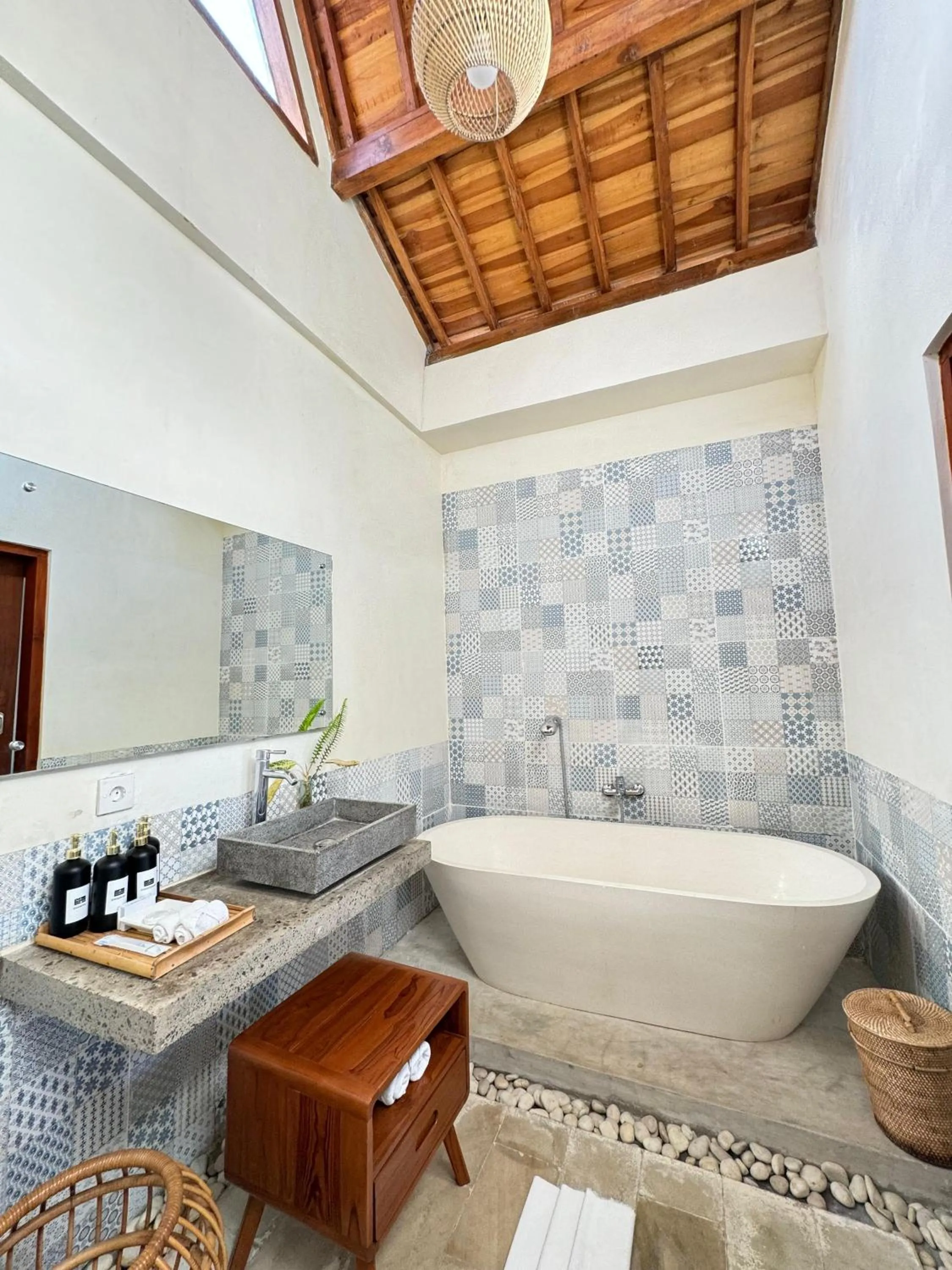 Bathroom in La Pan Nam Exotic Villas and Spa