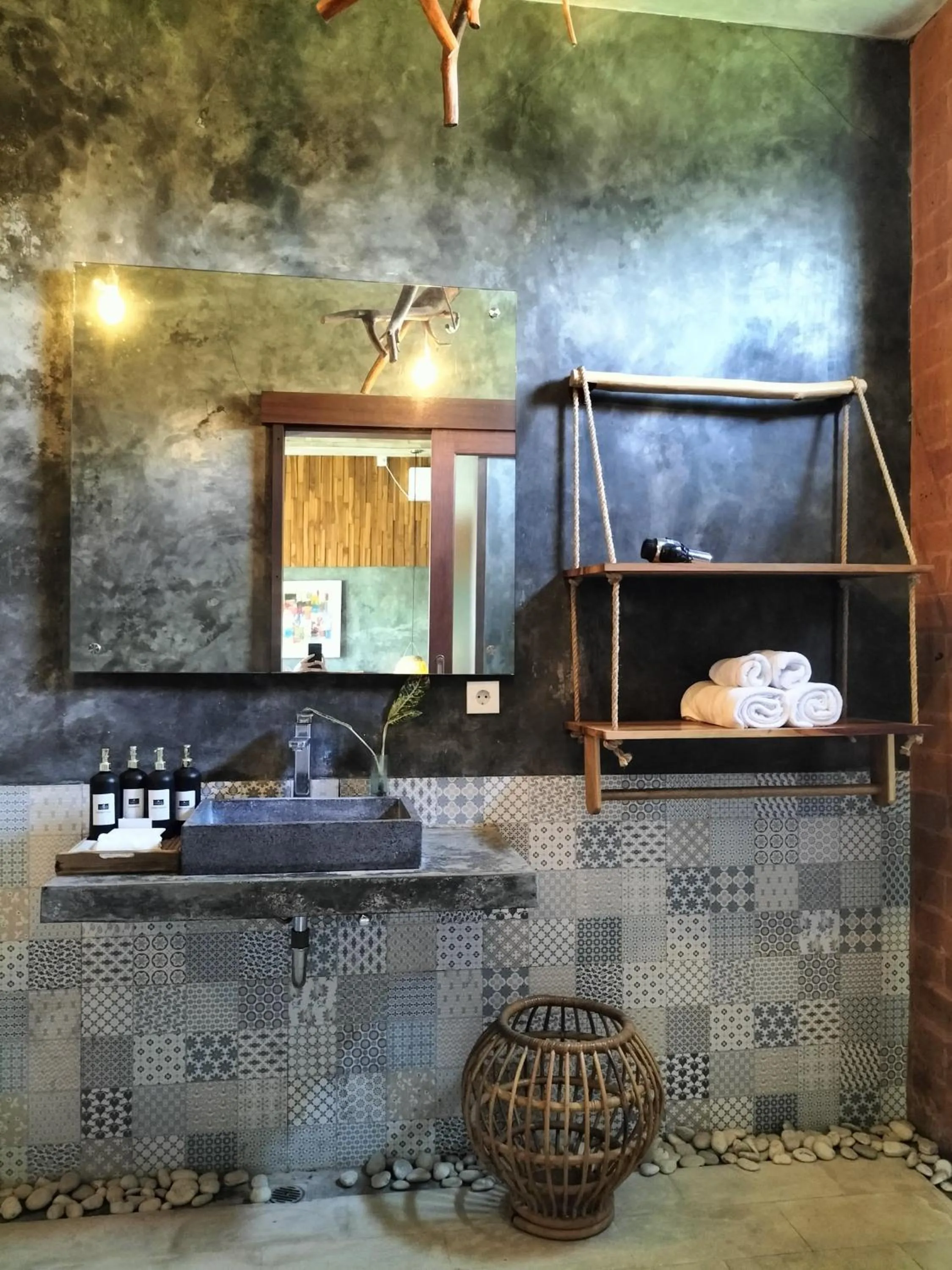 Bathroom in La Pan Nam Exotic Villas and Spa