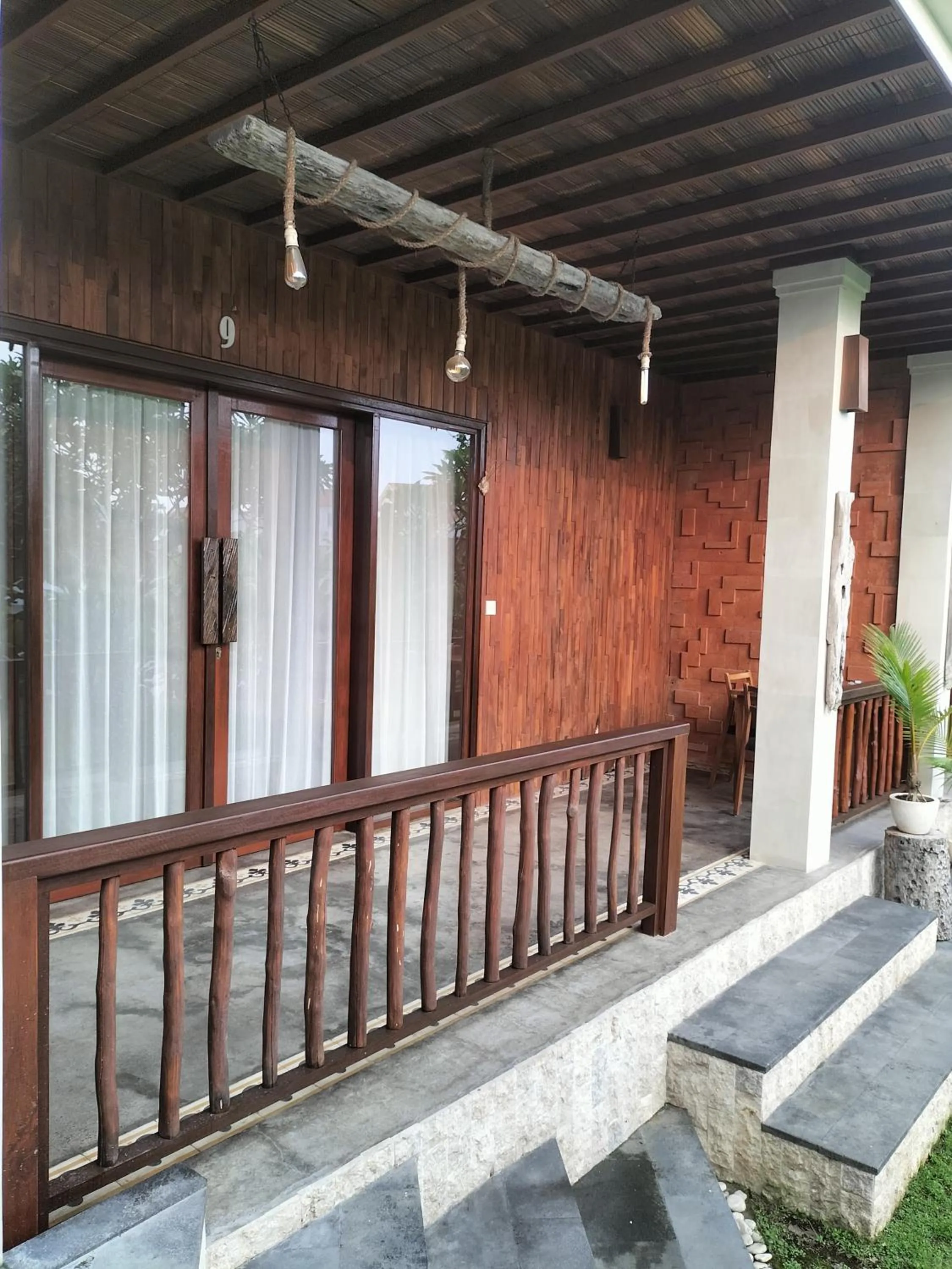 Balcony/Terrace in La Pan Nam Exotic Villas and Spa