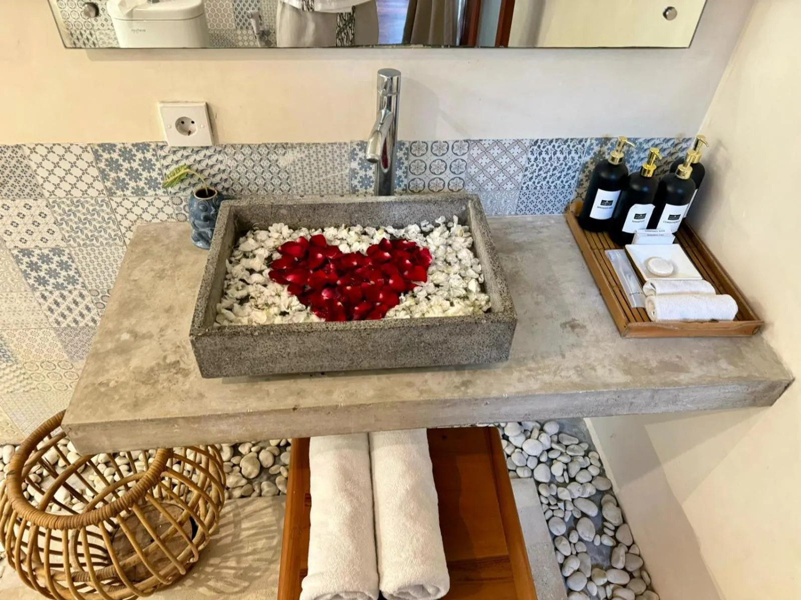 towels in La Pan Nam Exotic Villas and Spa