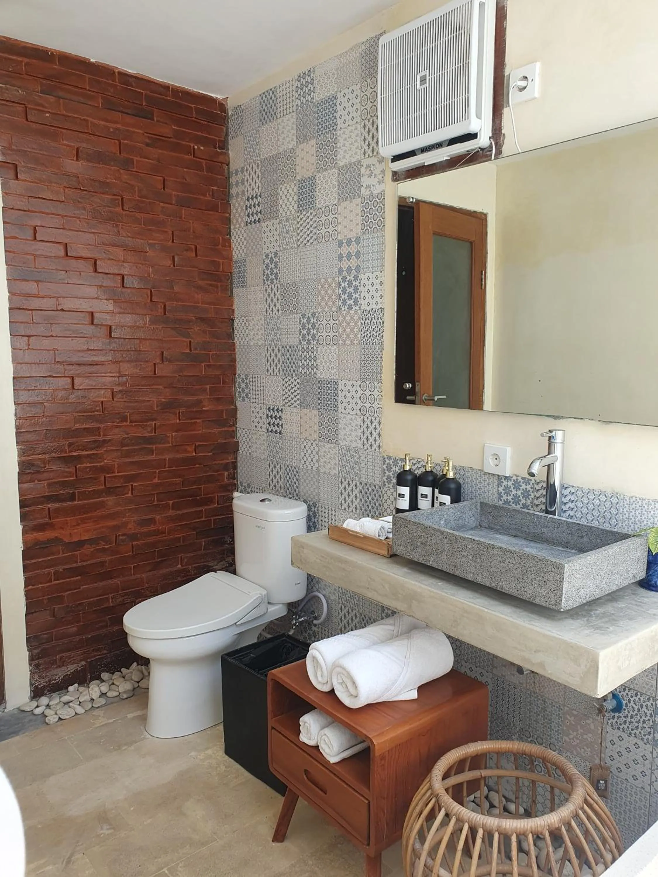 Bathroom in La Pan Nam Exotic Villas and Spa