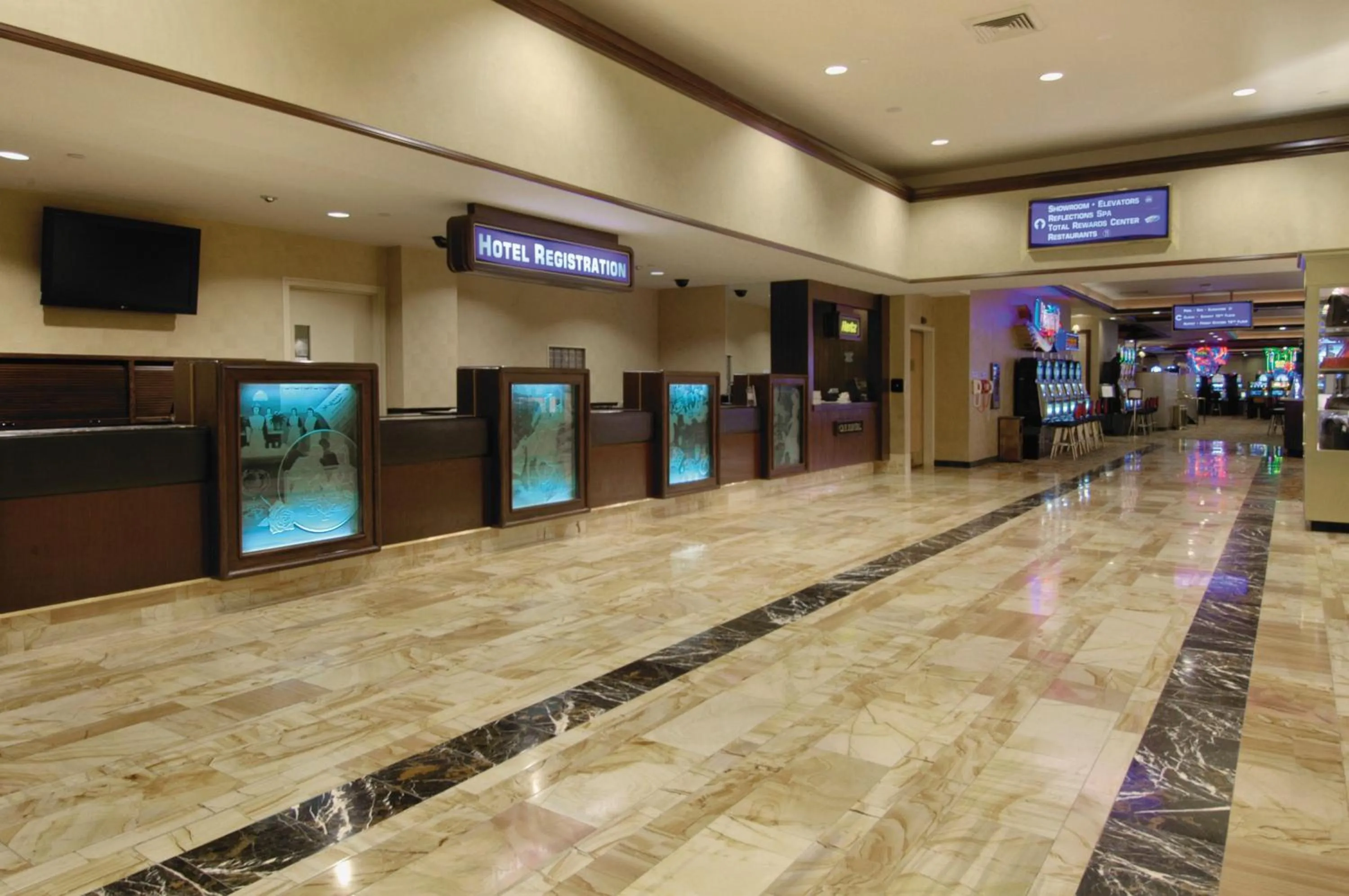 Lobby or reception in Harrah's Lake Tahoe, A Caesars Destination