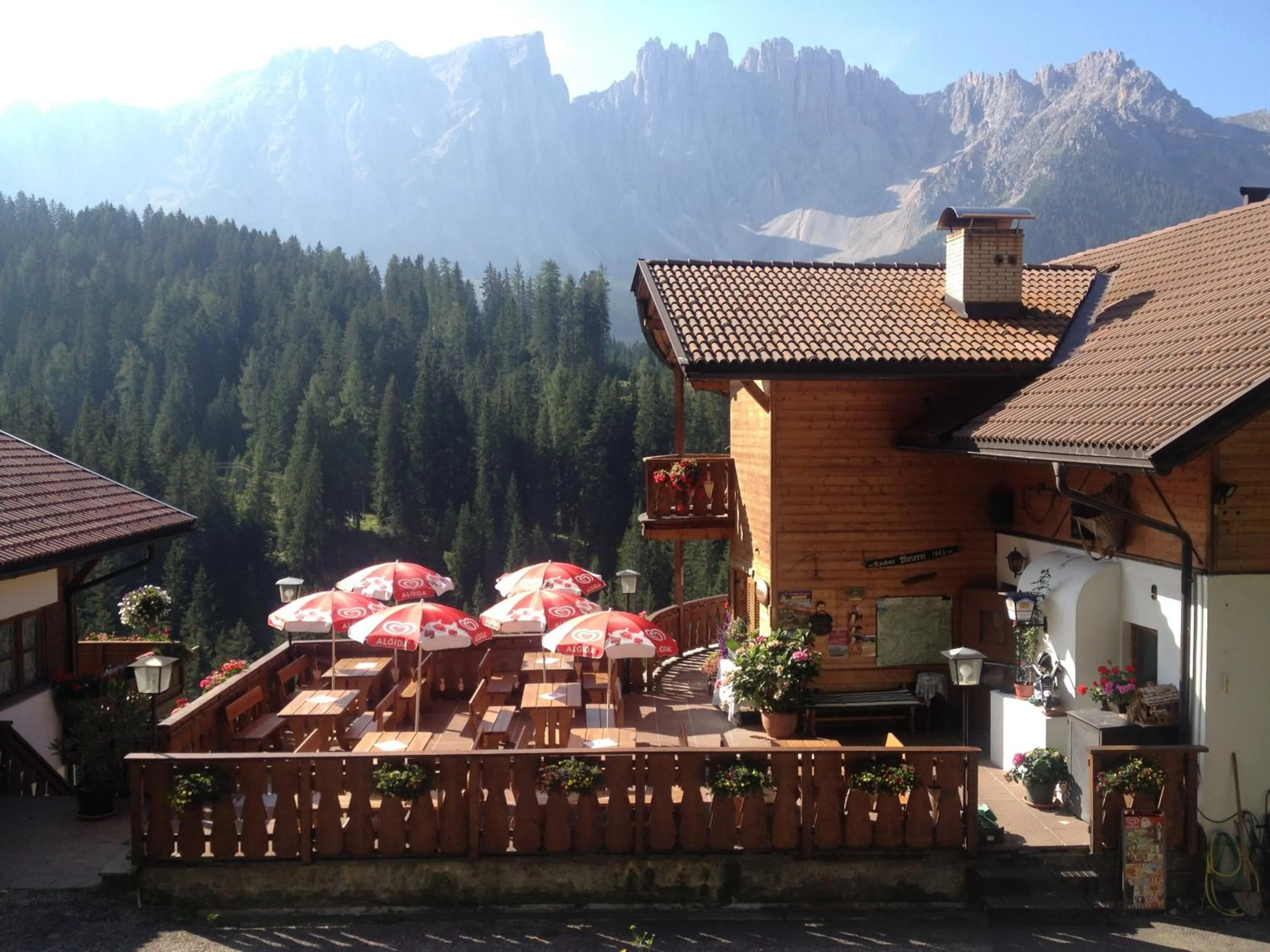 View (from property/room) in Gasthof Meierei