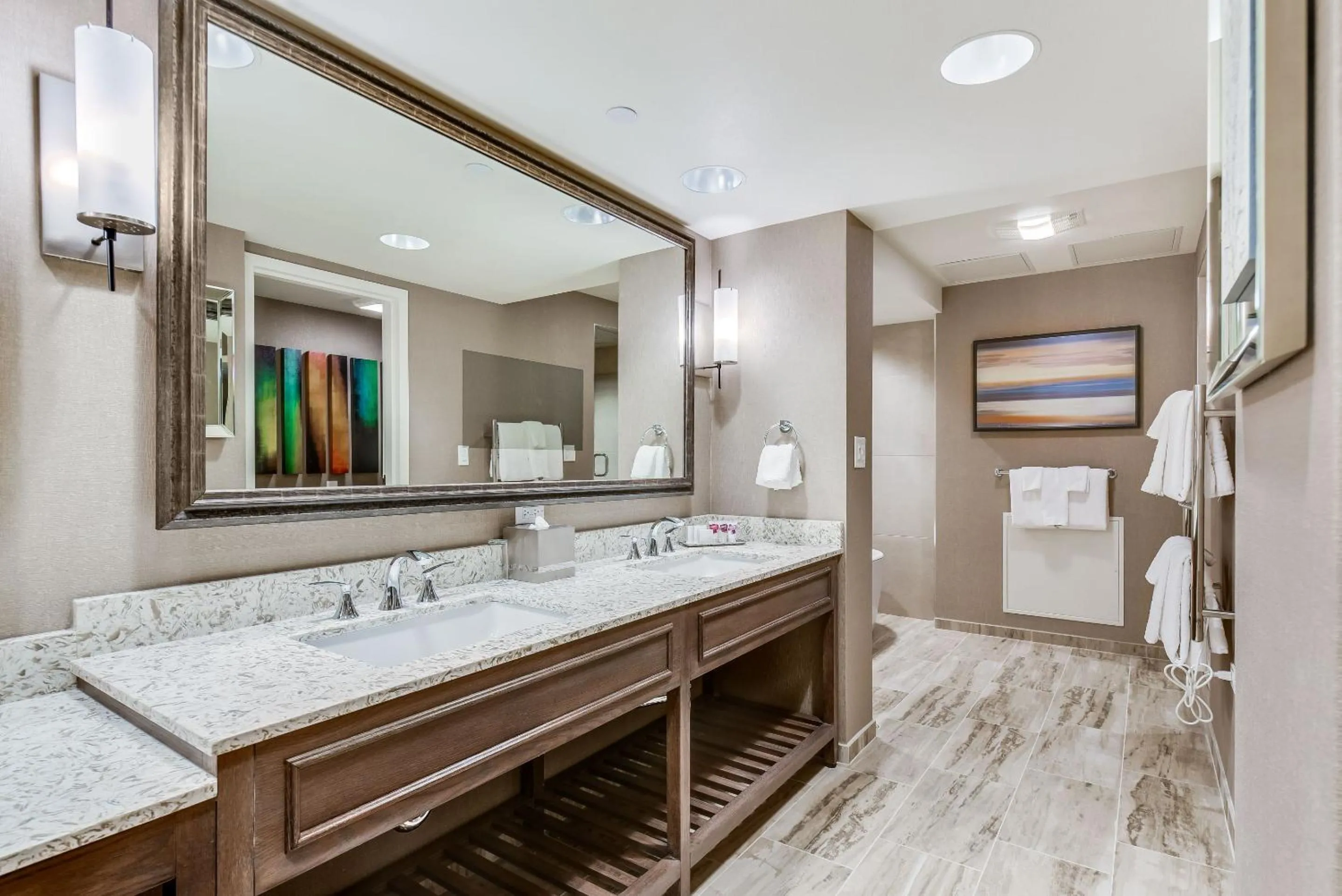 Bathroom in Caesars Republic Lake Tahoe, A Caesars Destination