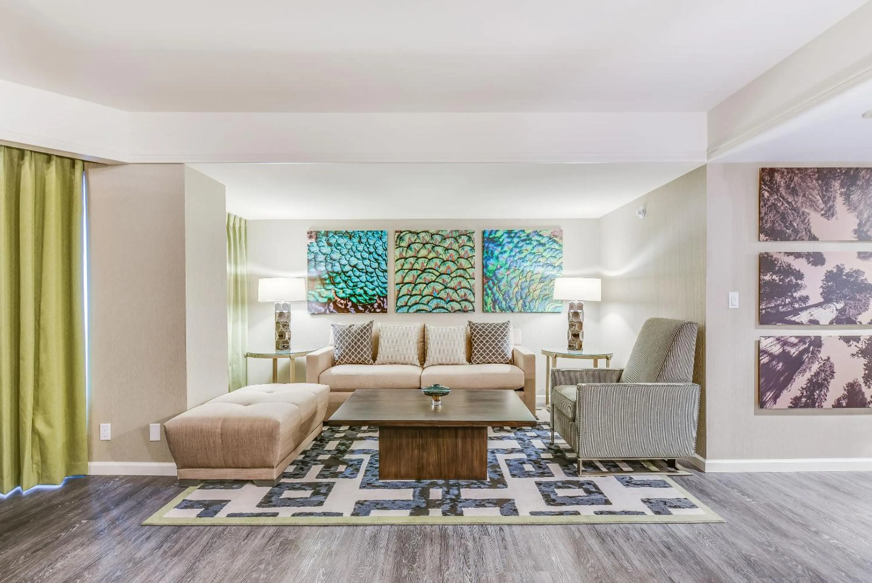 Living room in Caesars Republic Lake Tahoe, A Caesars Destination