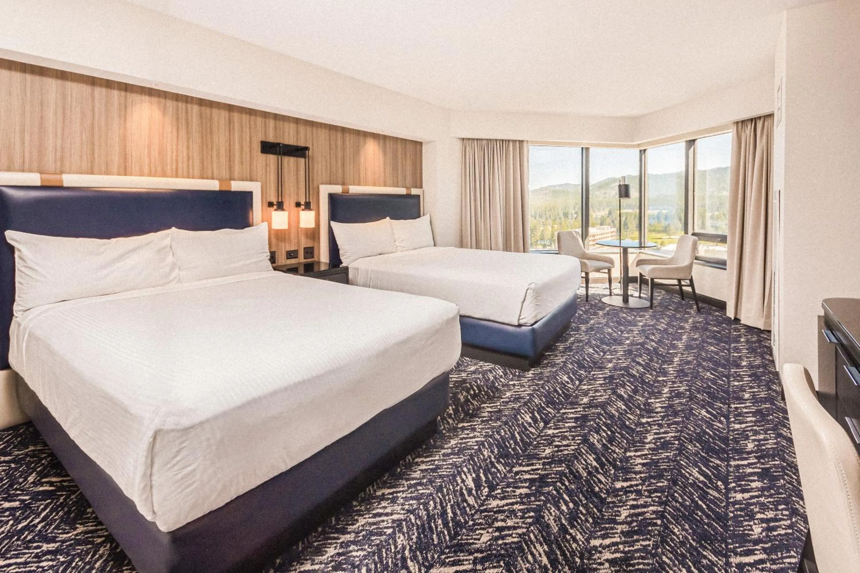 Bed in Caesars Republic Lake Tahoe, A Caesars Destination