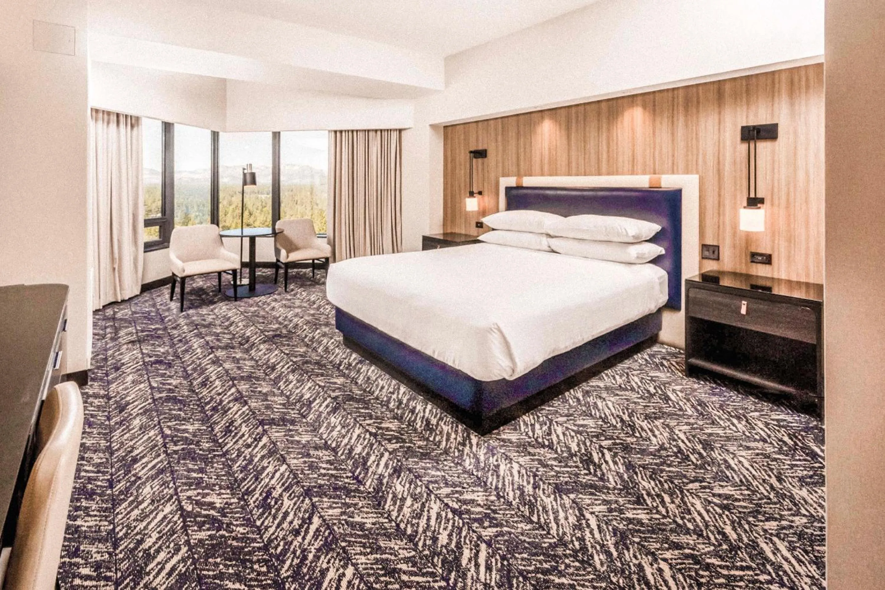 Bed in Caesars Republic Lake Tahoe, A Caesars Destination