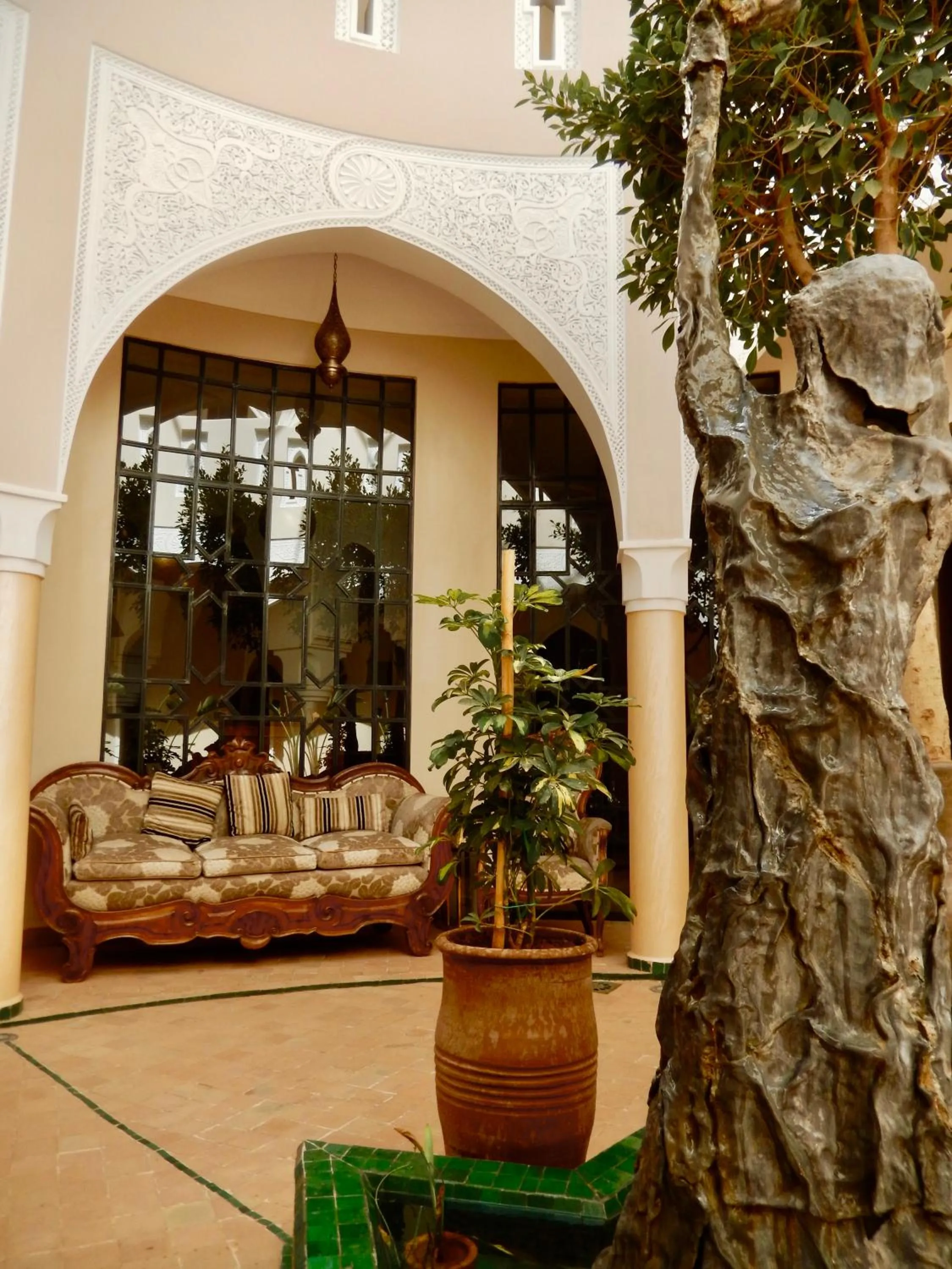 Patio in La Claire Fontaine