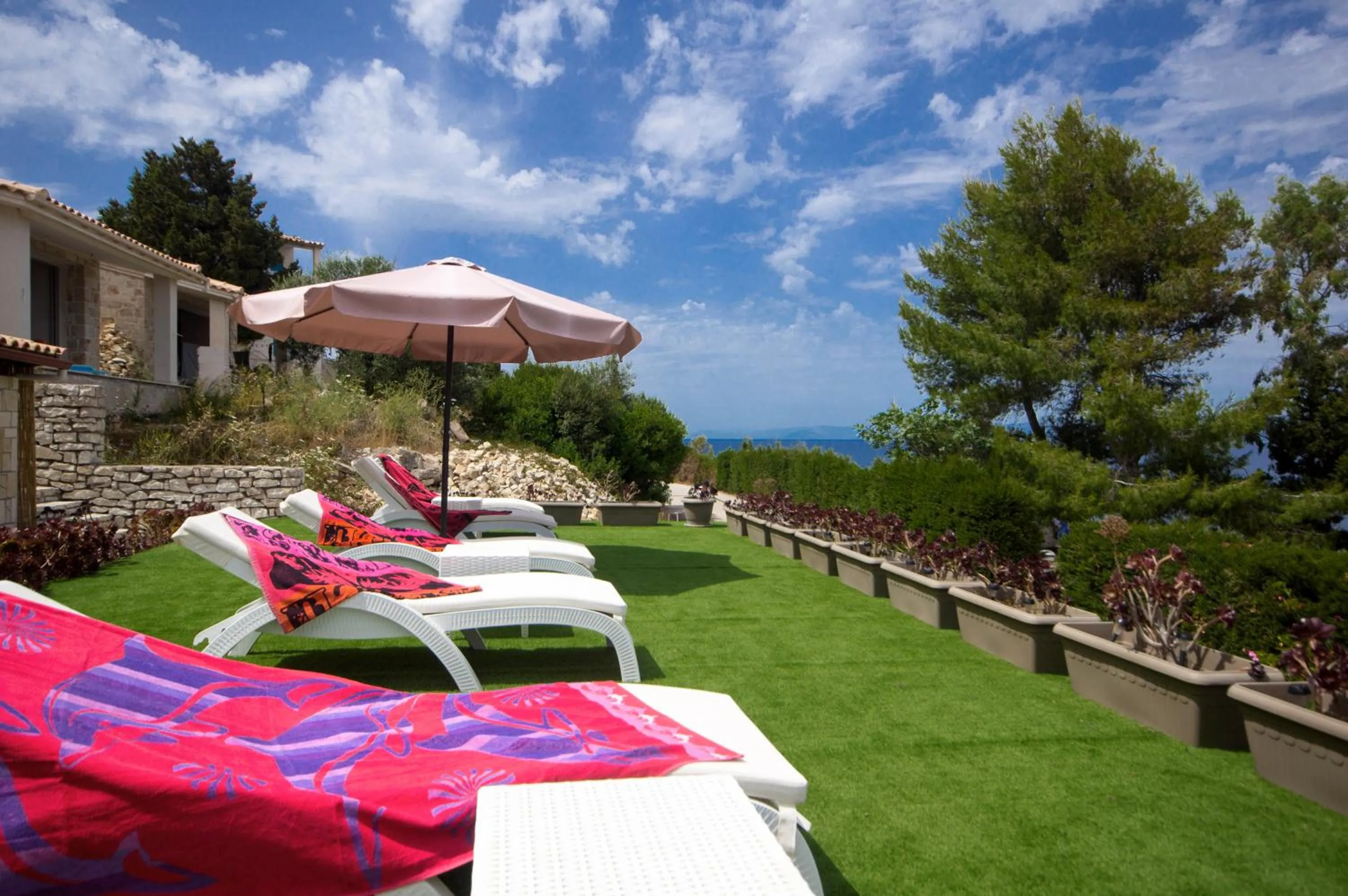Natural landscape in Villa Baronnos