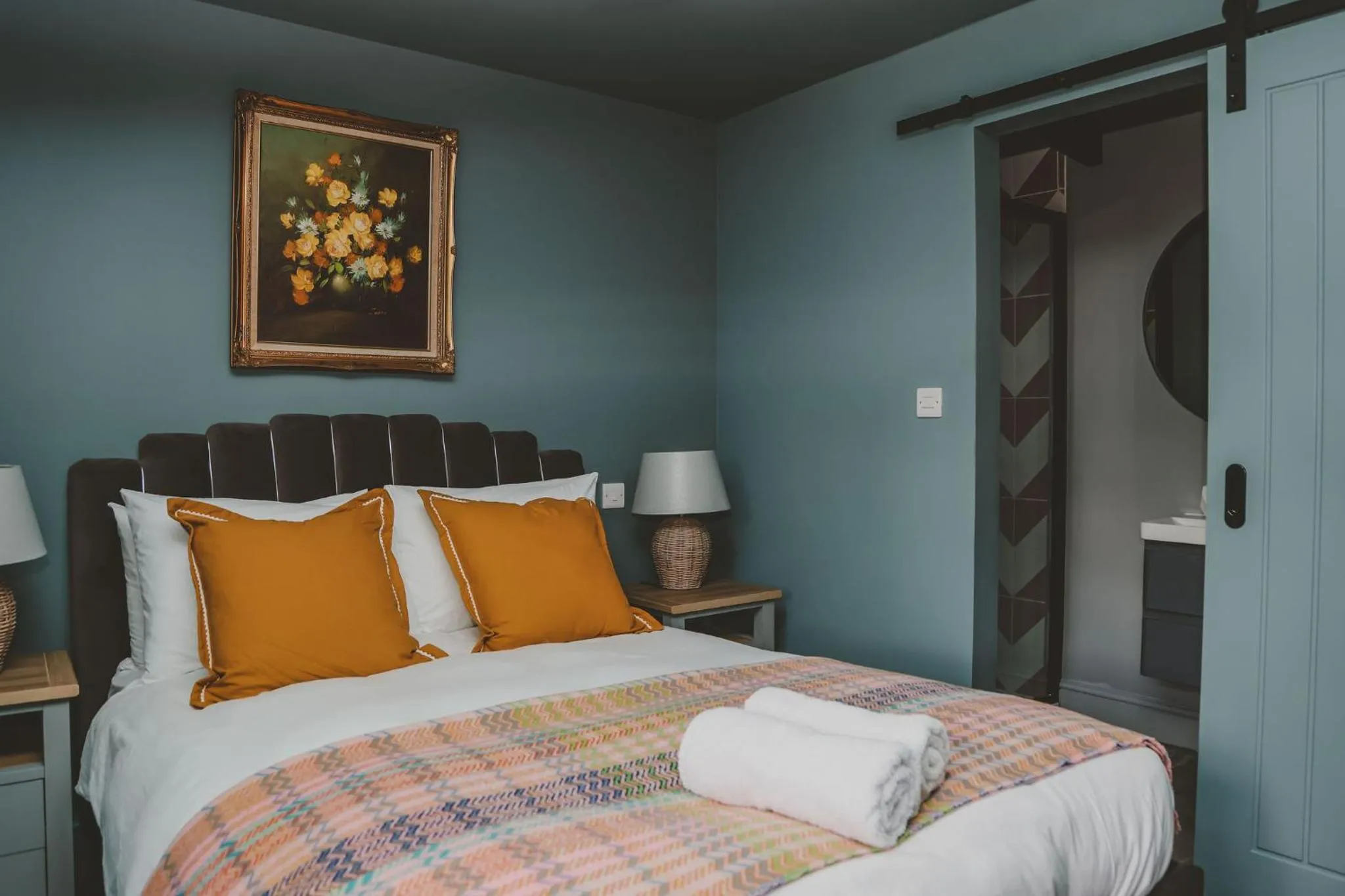 Bed in The Butterleigh Inn