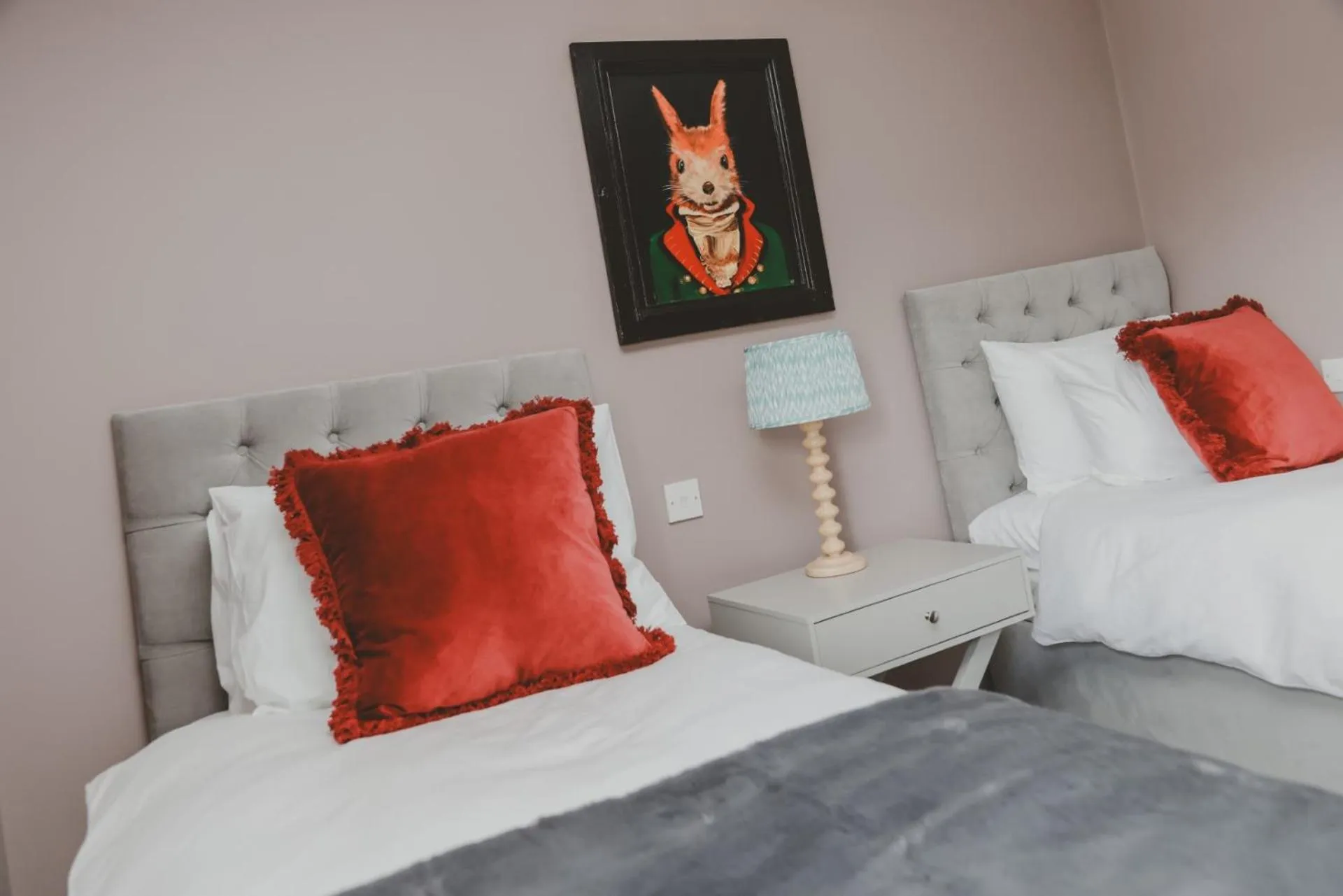 Bed in The Butterleigh Inn