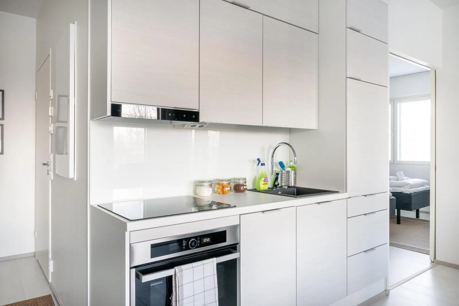 Kitchen or kitchenette in Hiisi Homes Vantaa Kaivoksela