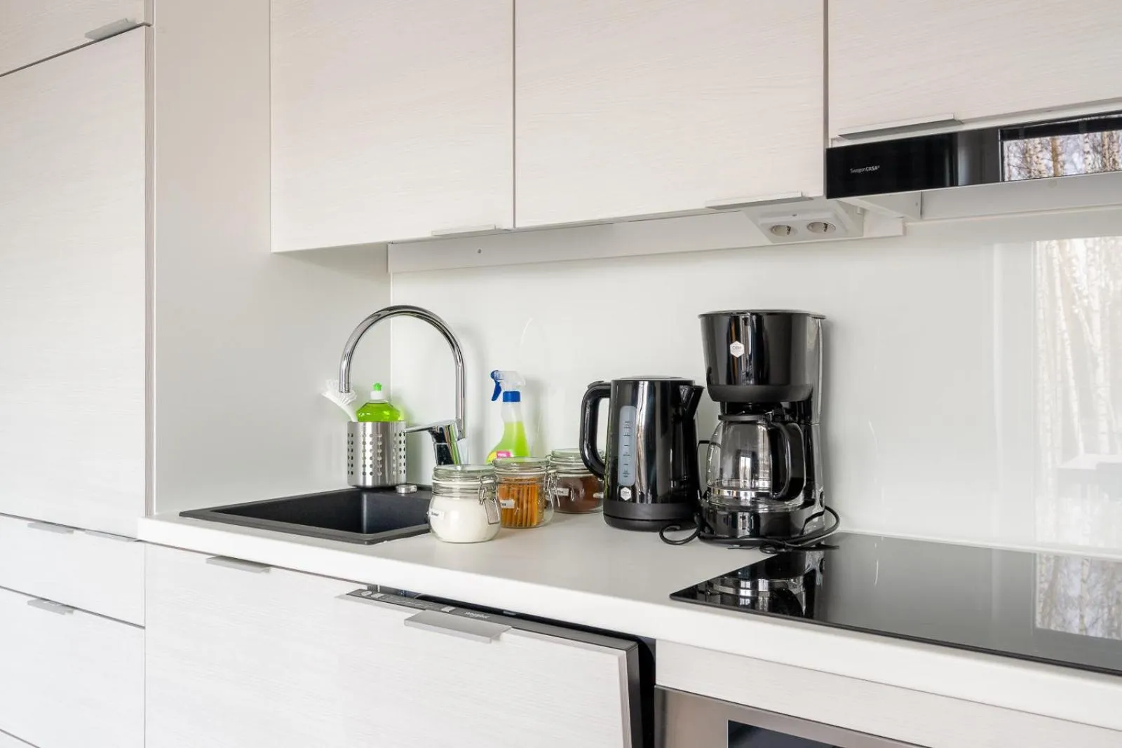 Coffee/tea facilities in Hiisi Homes Vantaa Kaivoksela