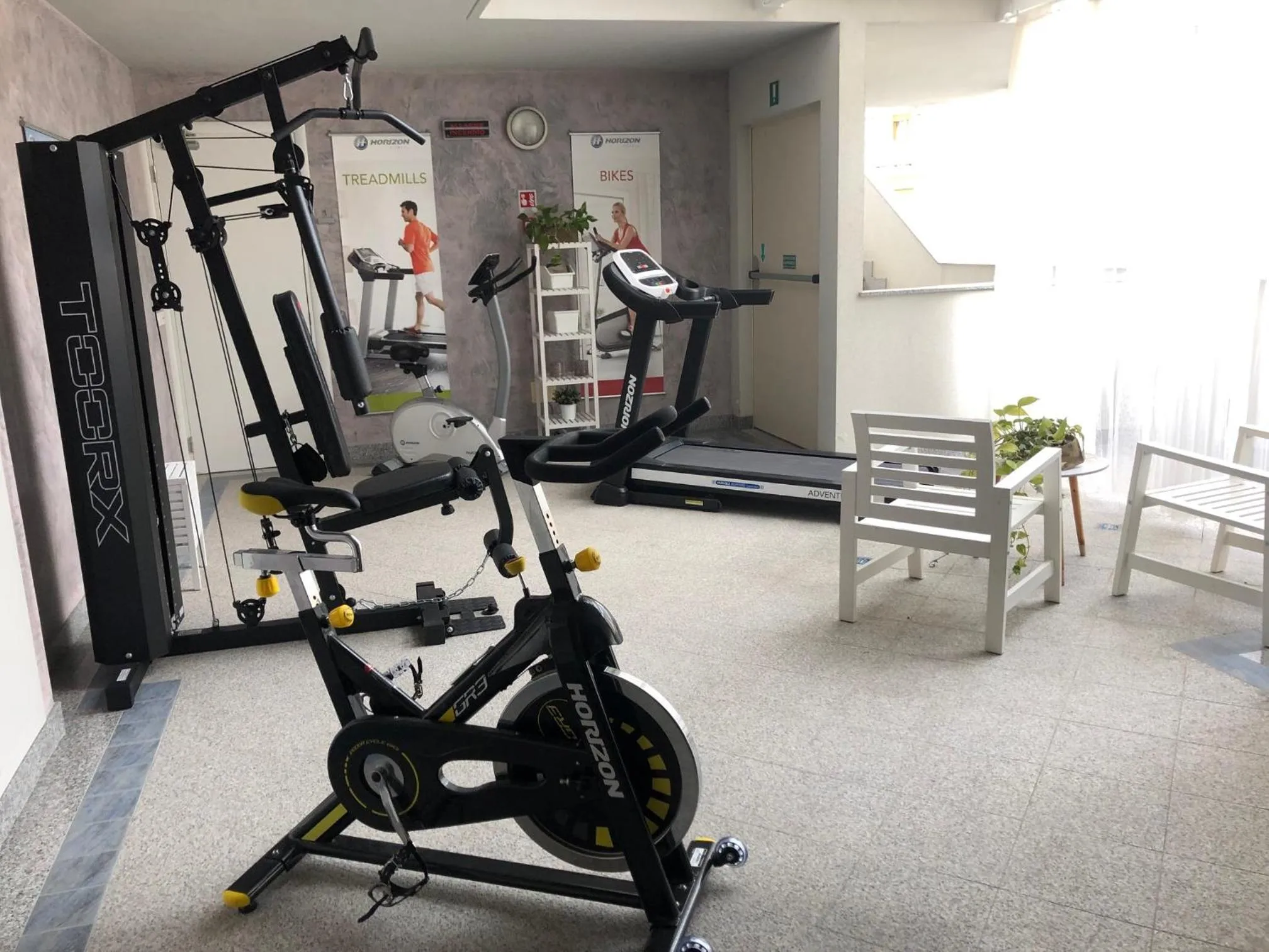 Fitness centre/facilities in Apart Hotel Atlantic