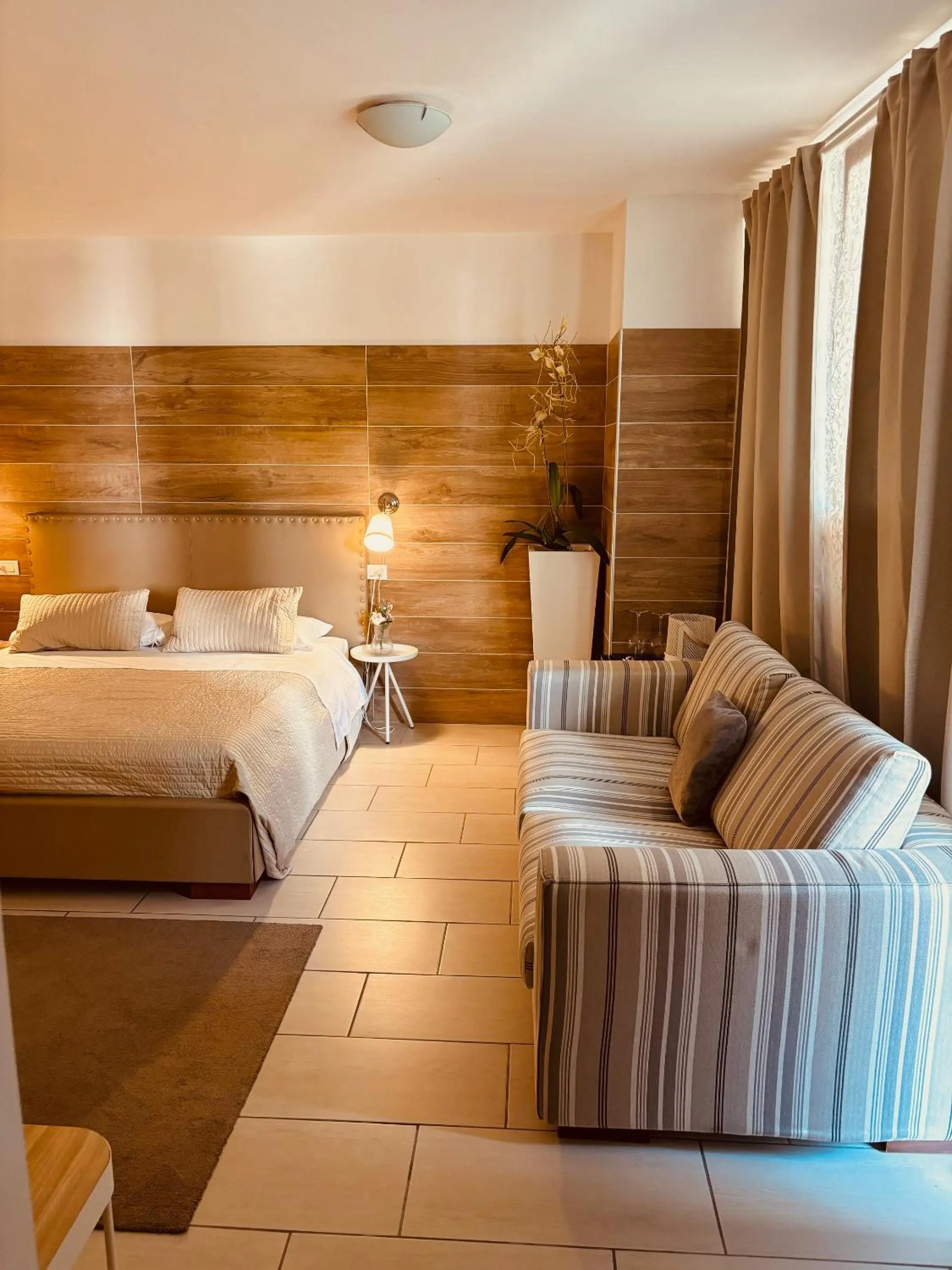 Bed in Apart Hotel Atlantic