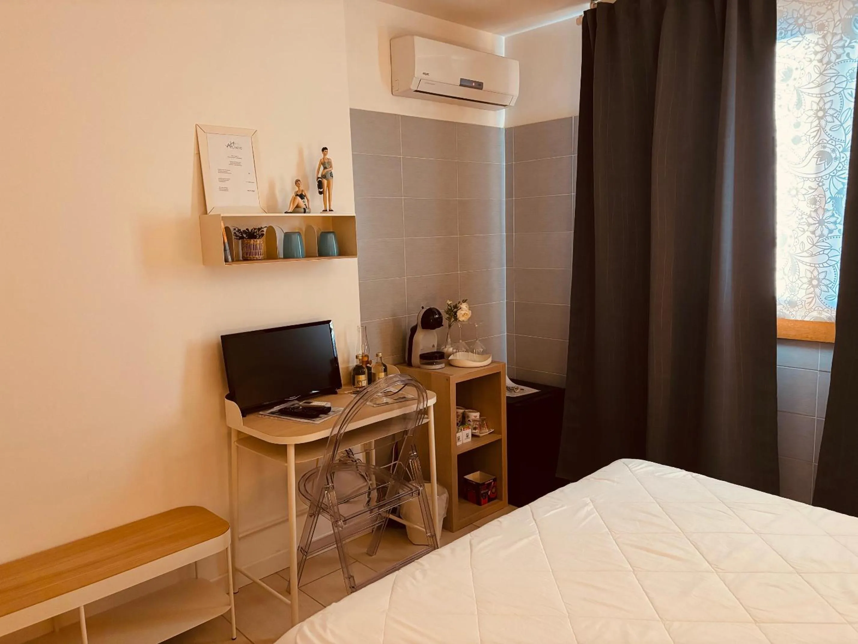 Bed in Apart Hotel Atlantic