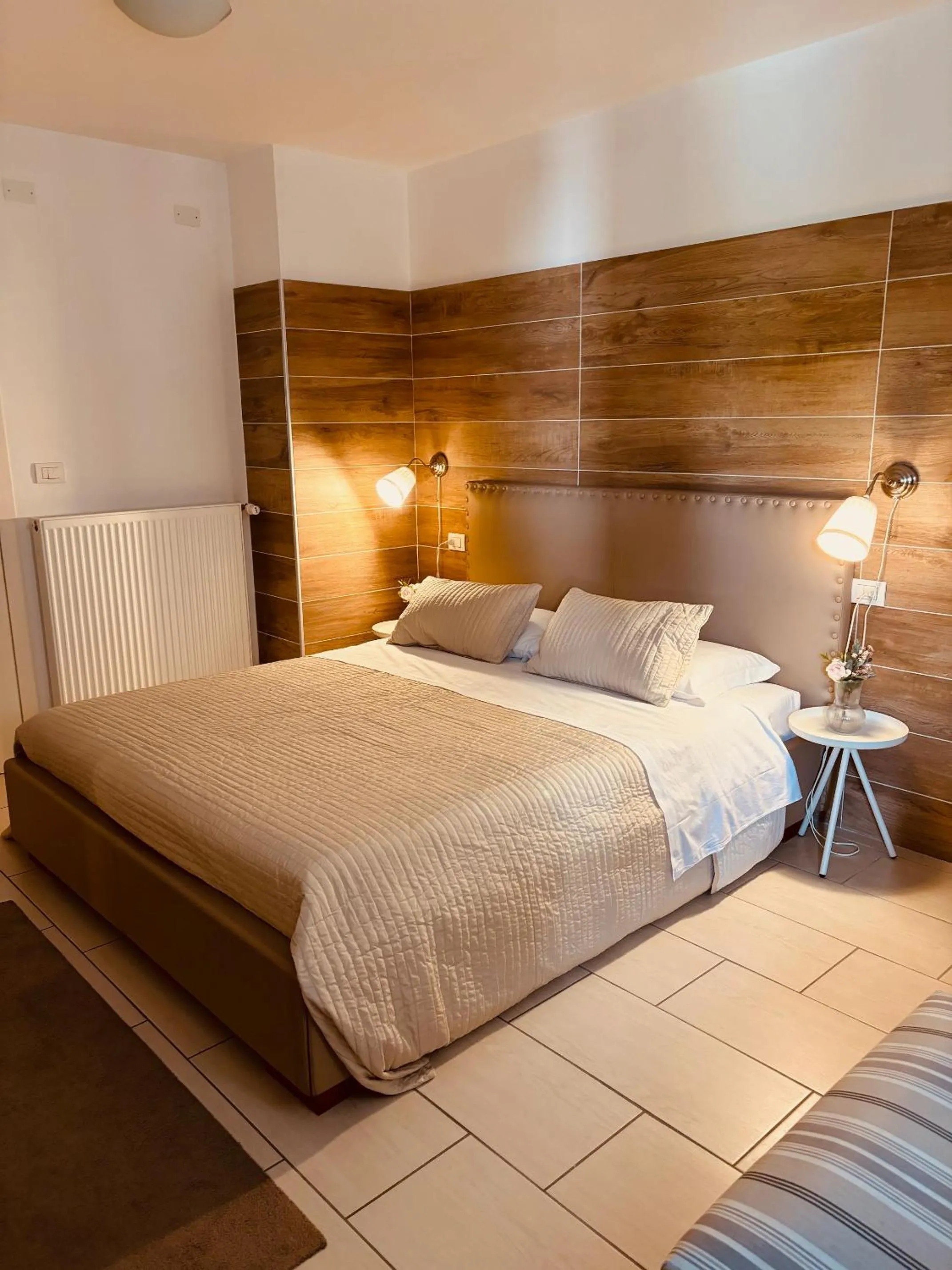 Bed in Apart Hotel Atlantic