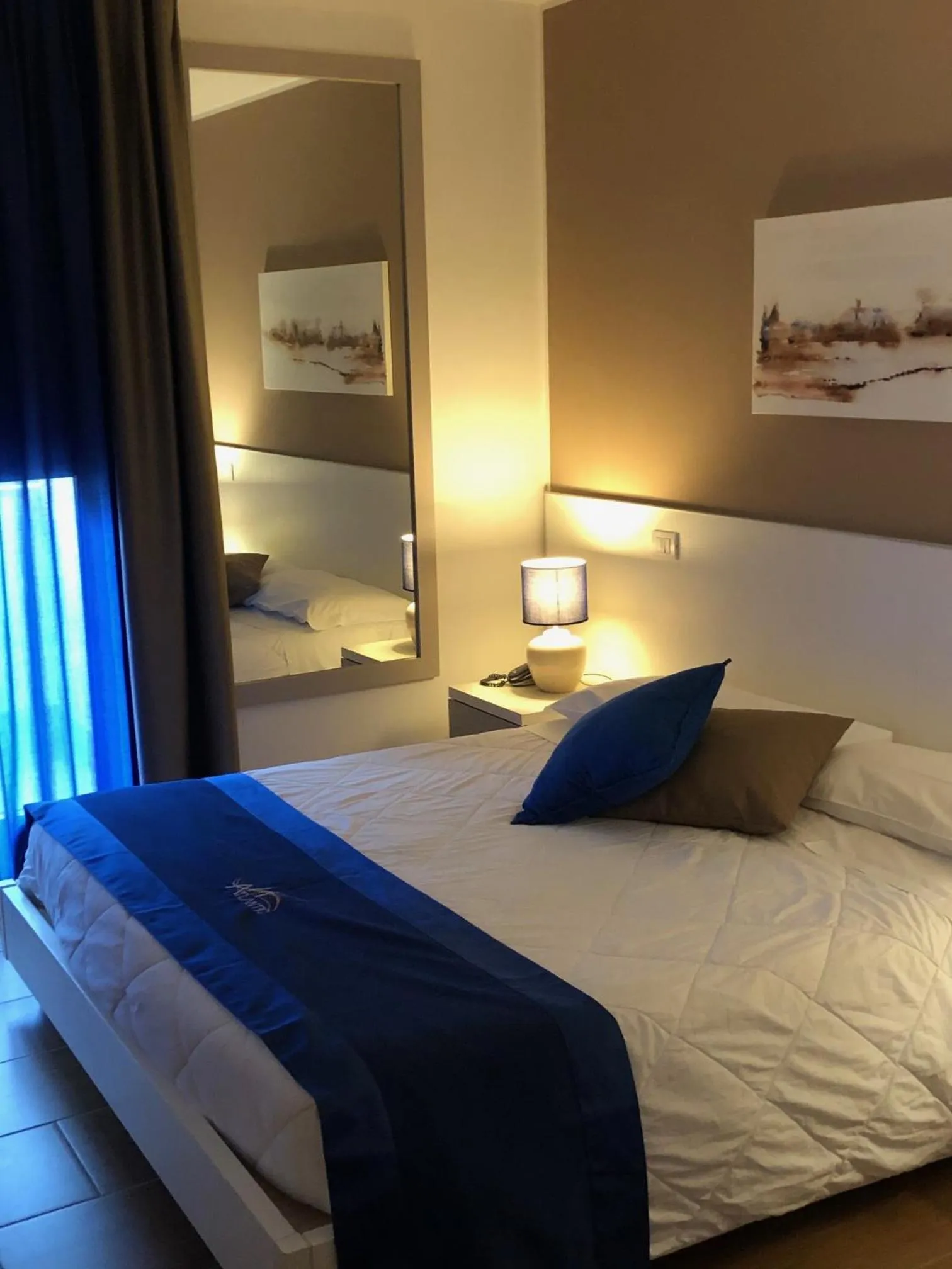 Bed in Apart Hotel Atlantic