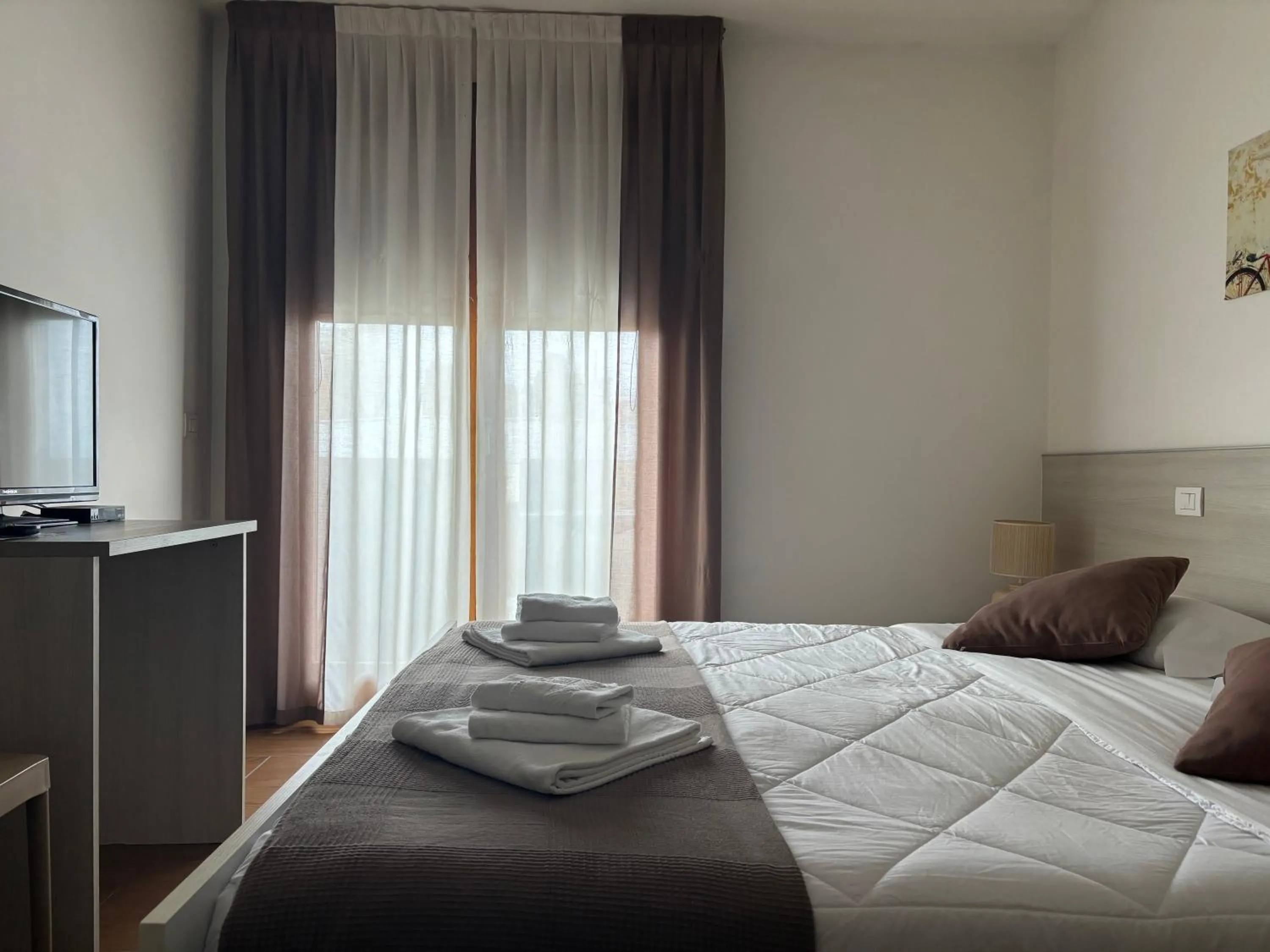 Bed in Apart Hotel Atlantic