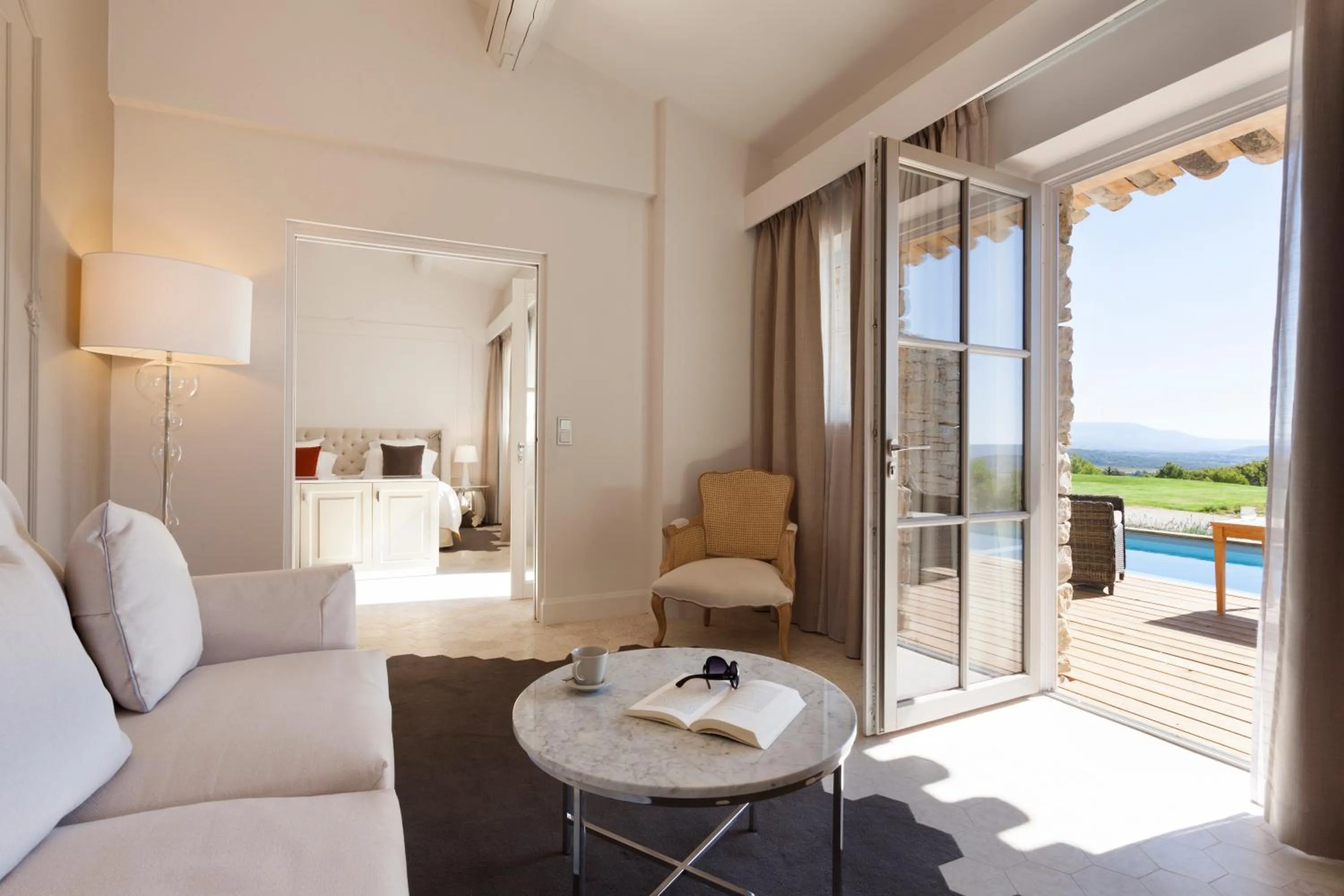 View (from property/room) in Mas des Herbes Blanches Hôtel & Spa – Relais & Châteaux