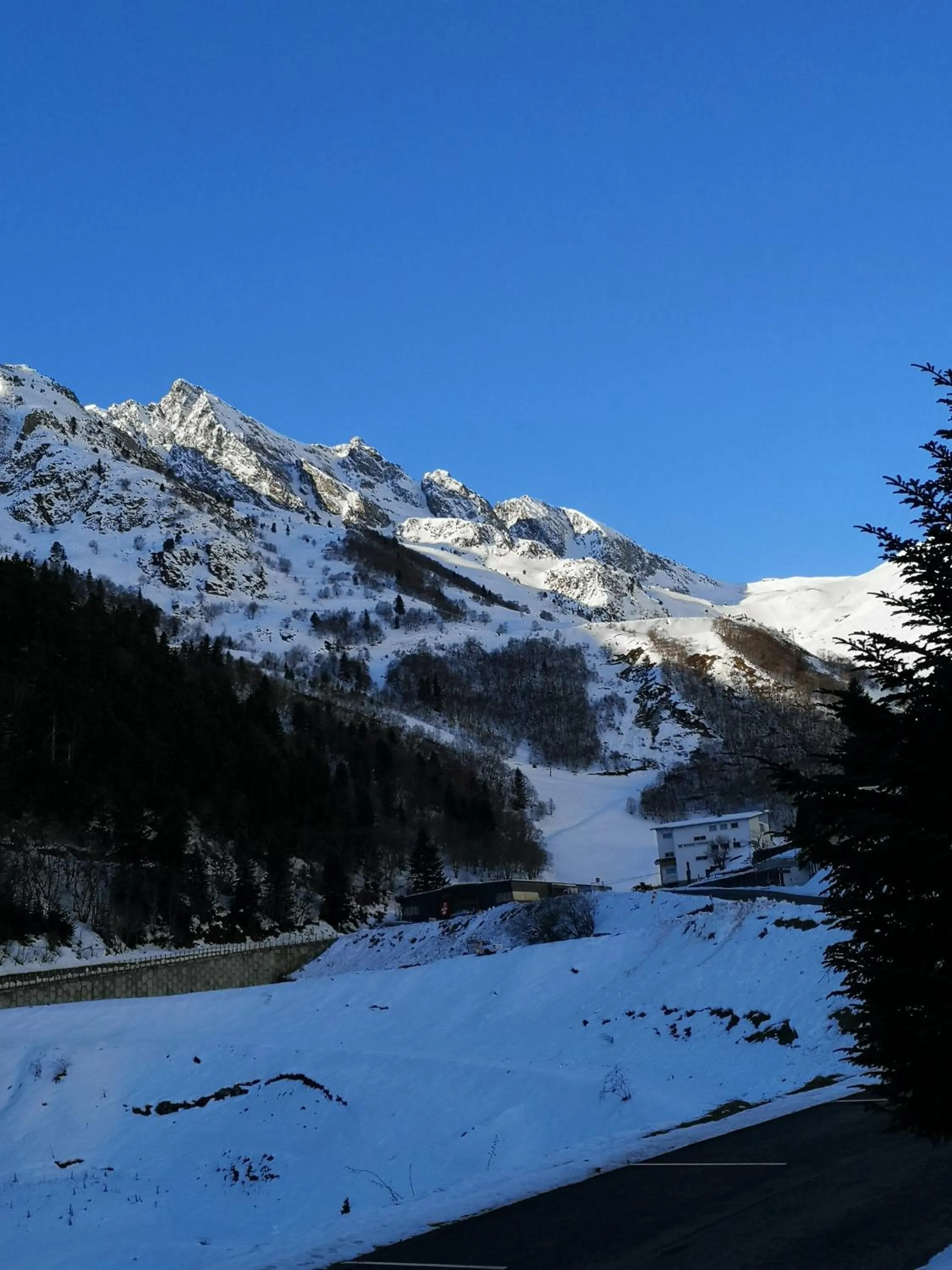View (from property/room) in La Sapinière St Lary Soulan