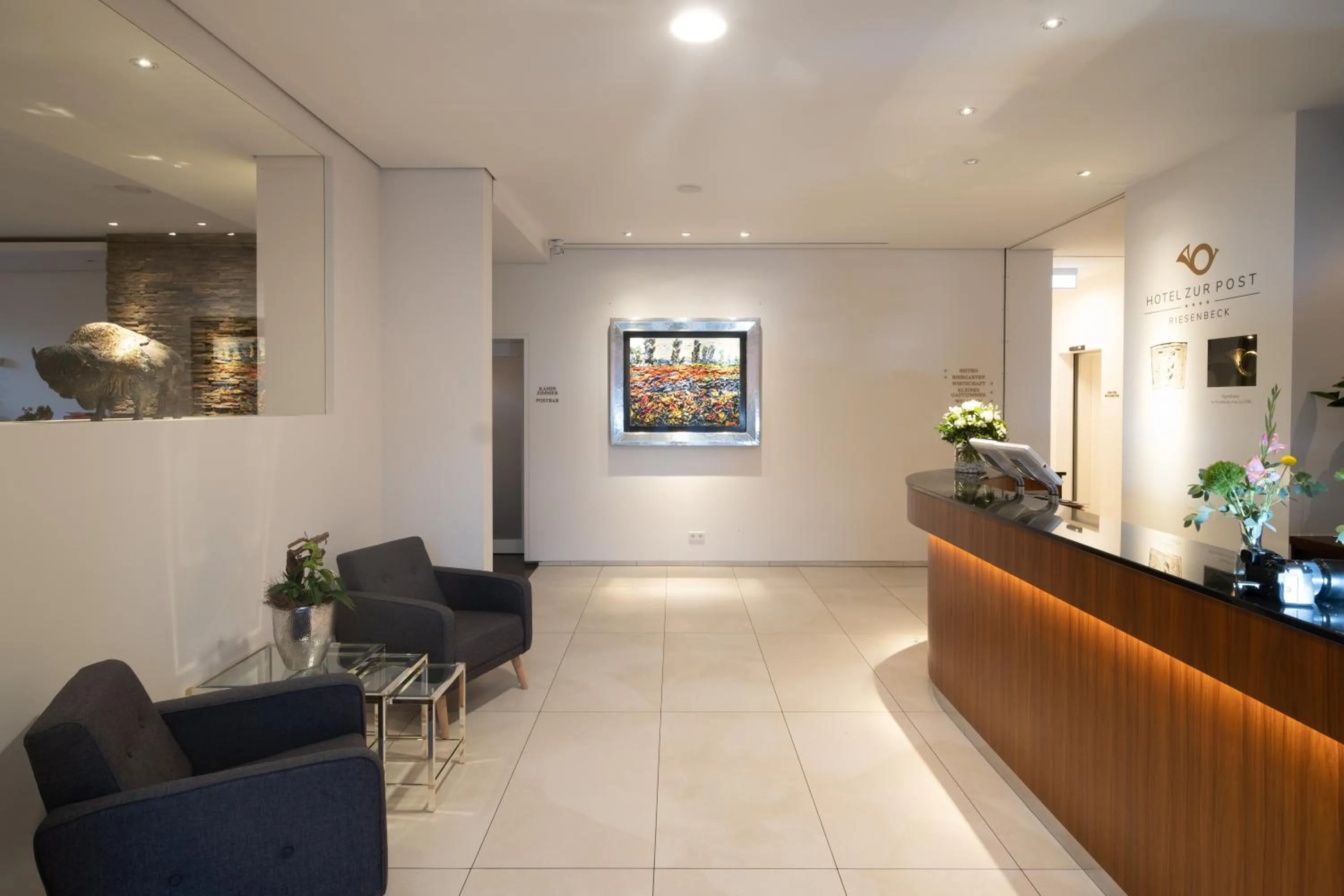 Lobby or reception in Hotel zur Post Riesenbeck