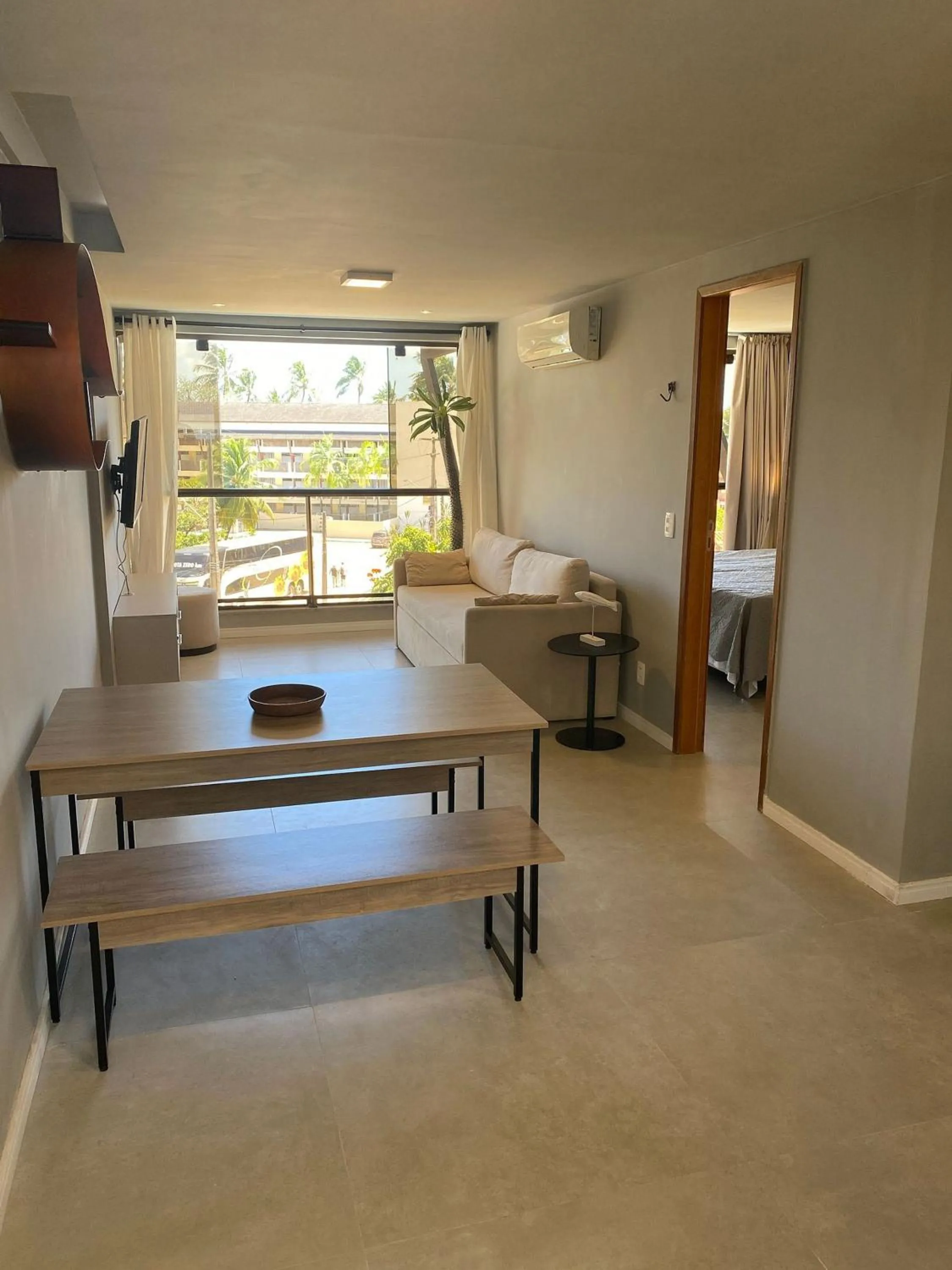 Dining area, Bed in Praia Central Porto de Galinhas