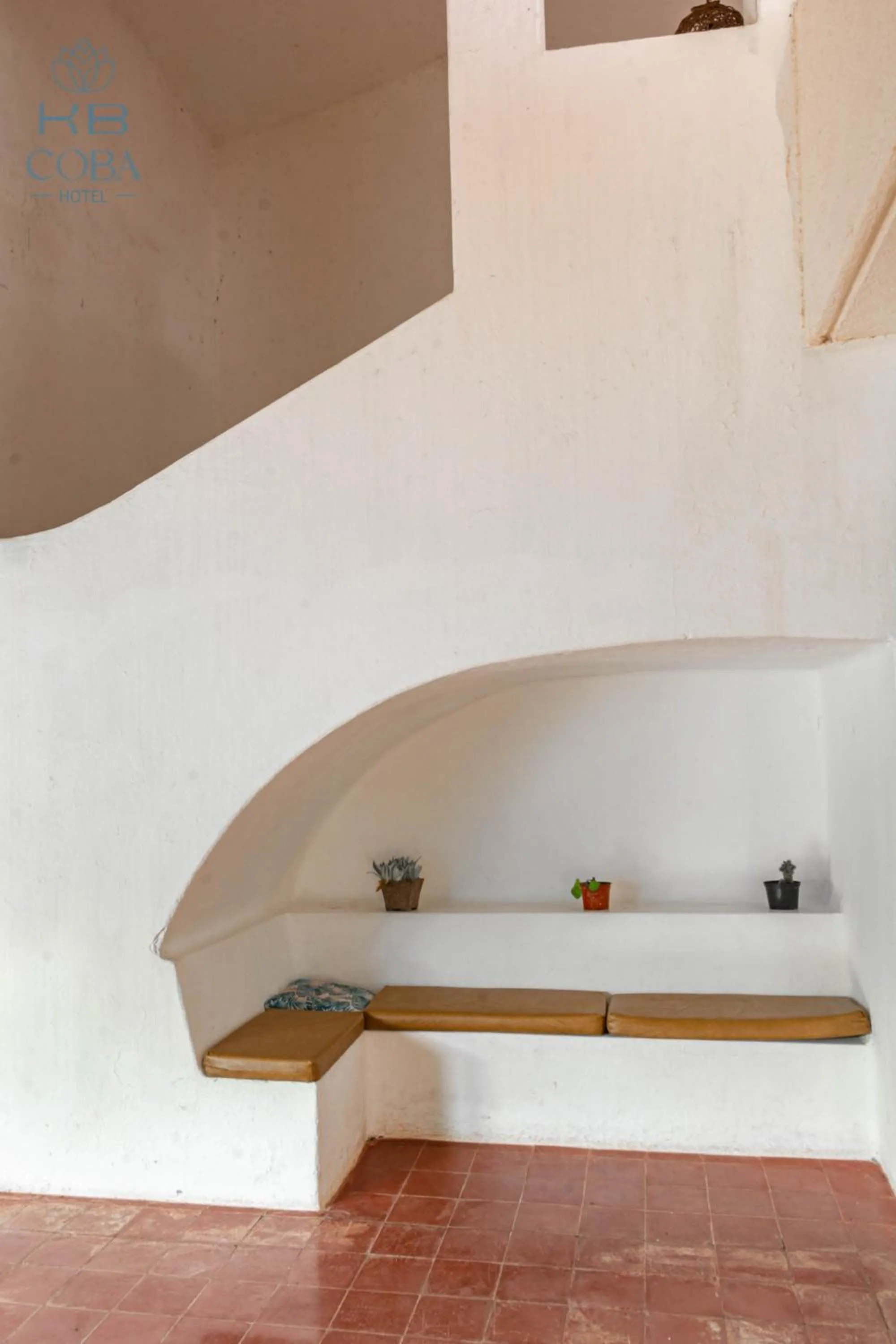 Seating area in Kaab Coba