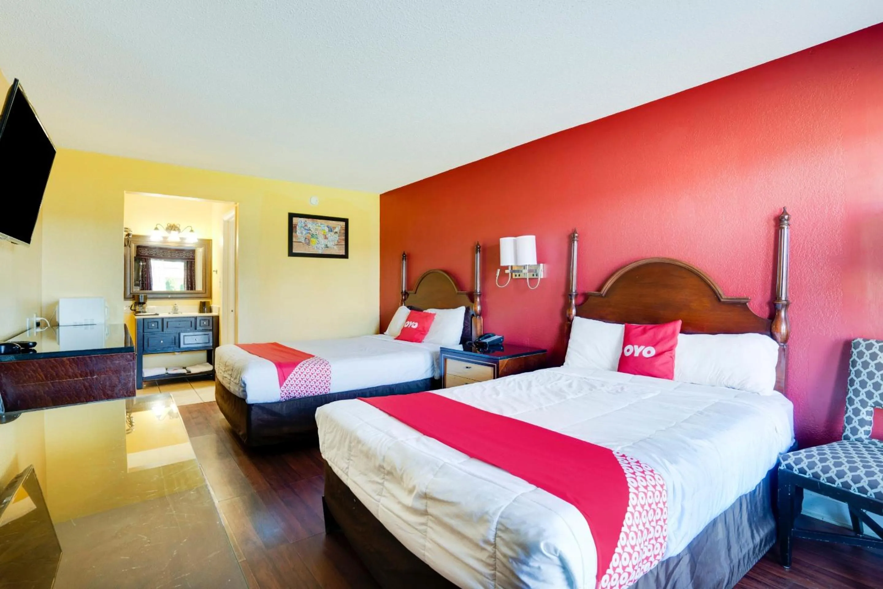 Bedroom, Bed in OYO Hotel Wade/Fayetteville I-95 South