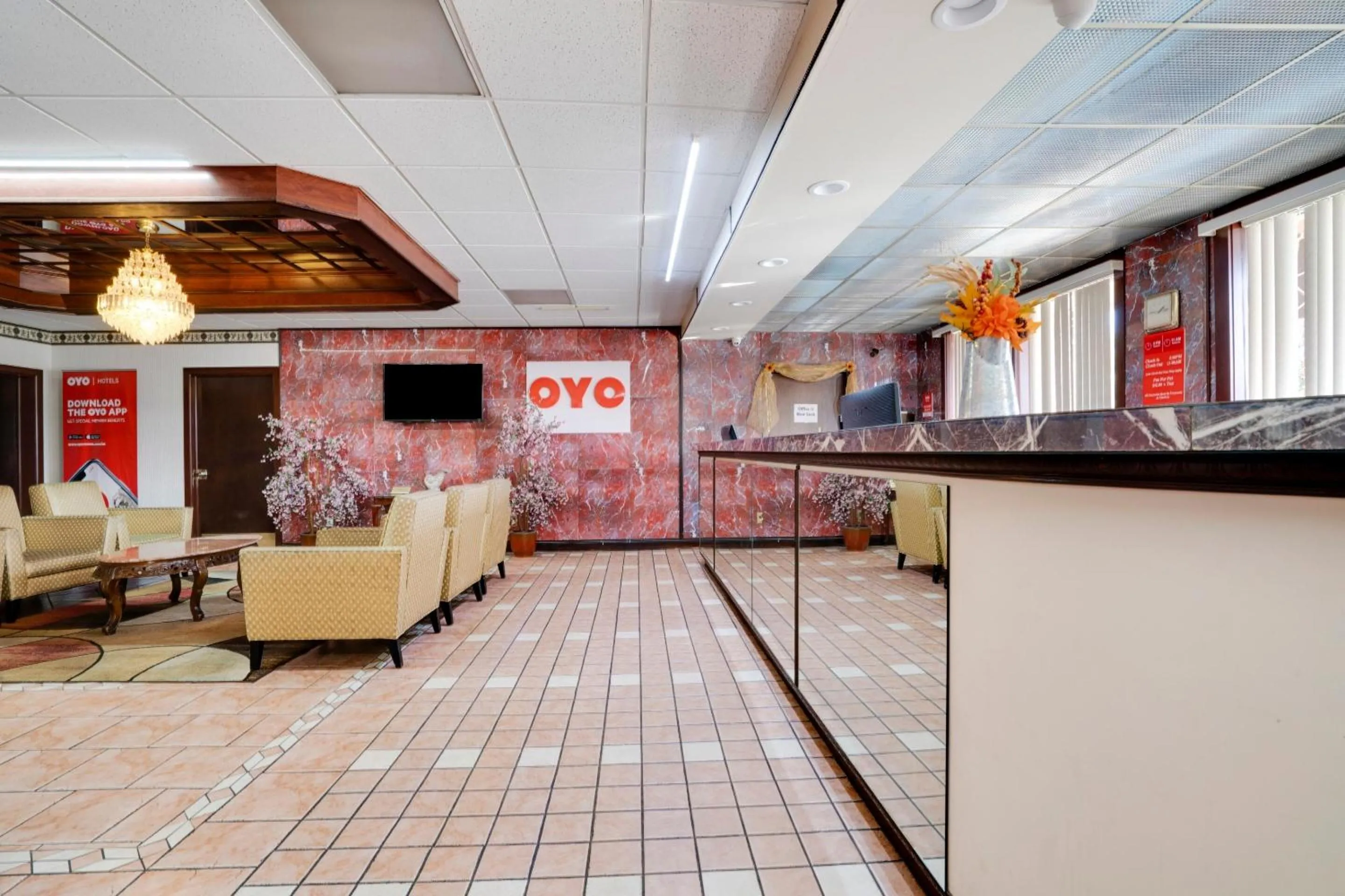 Lobby or reception in OYO Hotel Wade/Fayetteville I-95 South