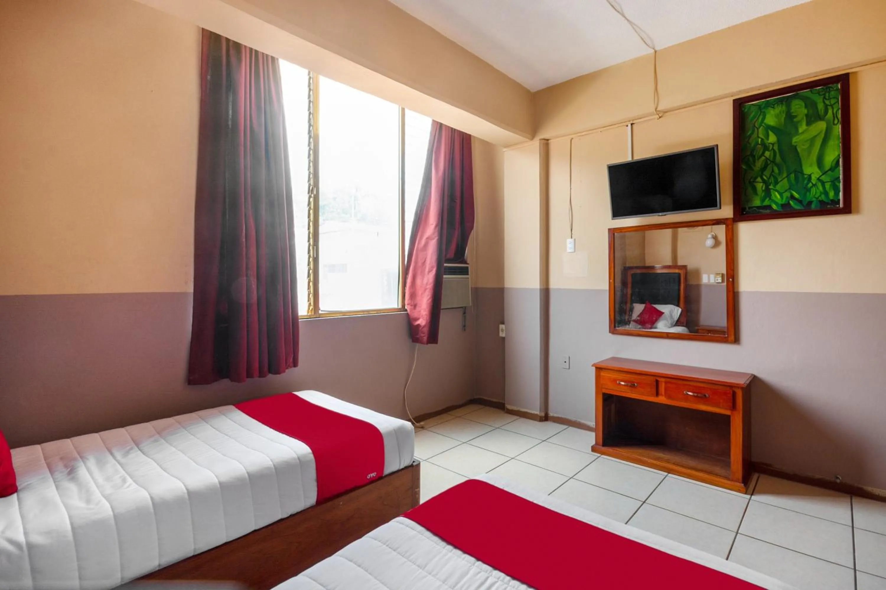 Bedroom, Bed in OYO Hotel Totonacapan, Papantla