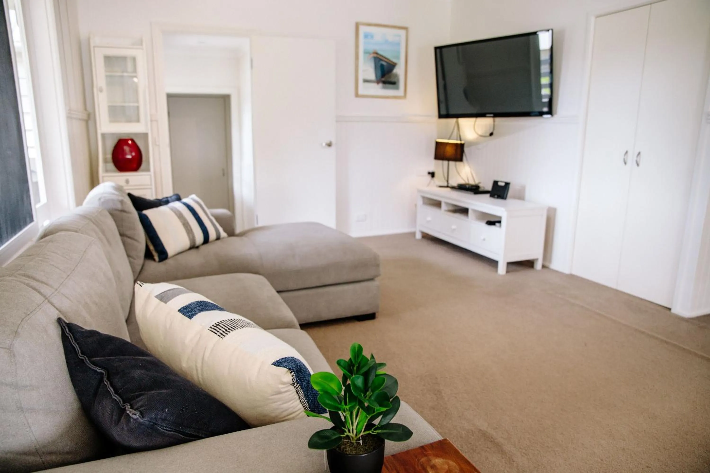 Living room in McMillans of Metung Coastal Resort
