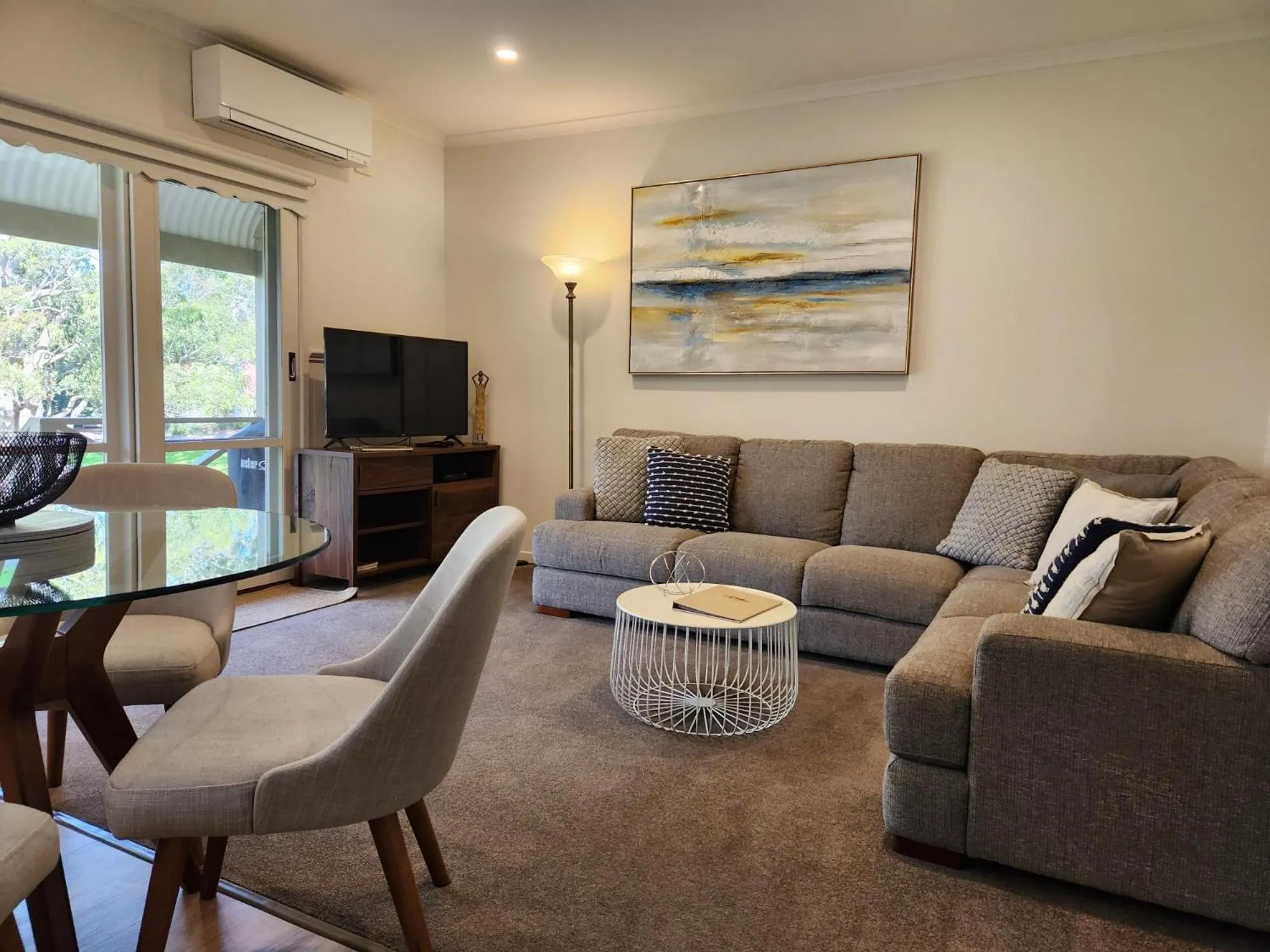 Living room in McMillans of Metung Coastal Resort