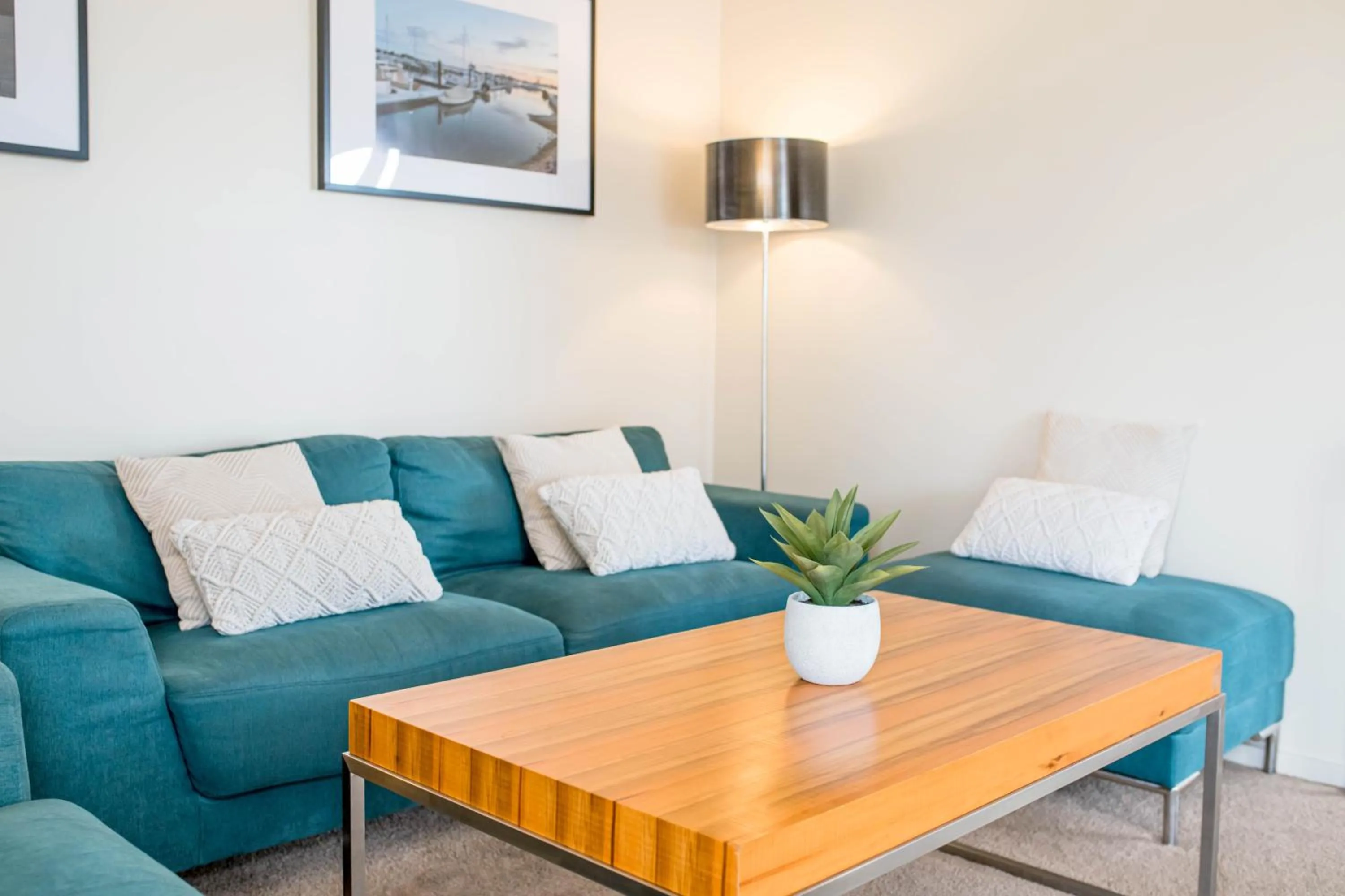 Living room in McMillans of Metung Coastal Resort