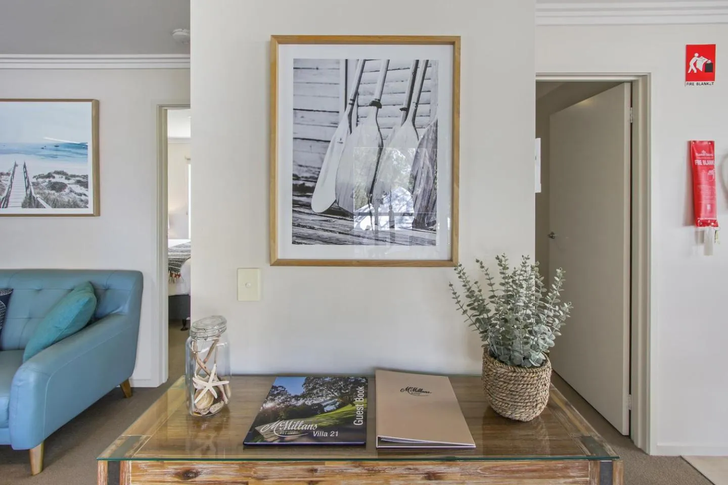 Living room in McMillans of Metung Coastal Resort
