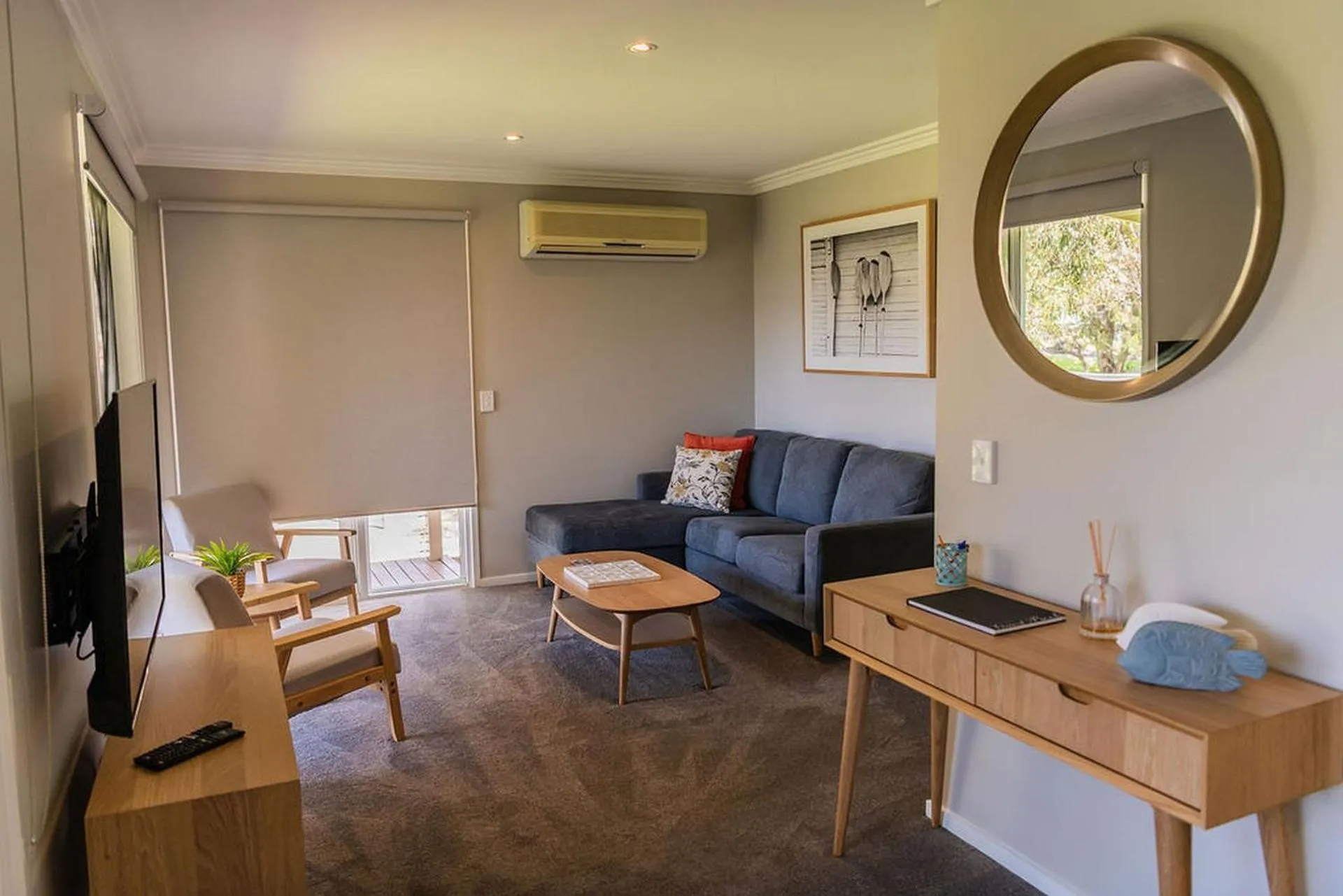 Living room in McMillans of Metung Coastal Resort