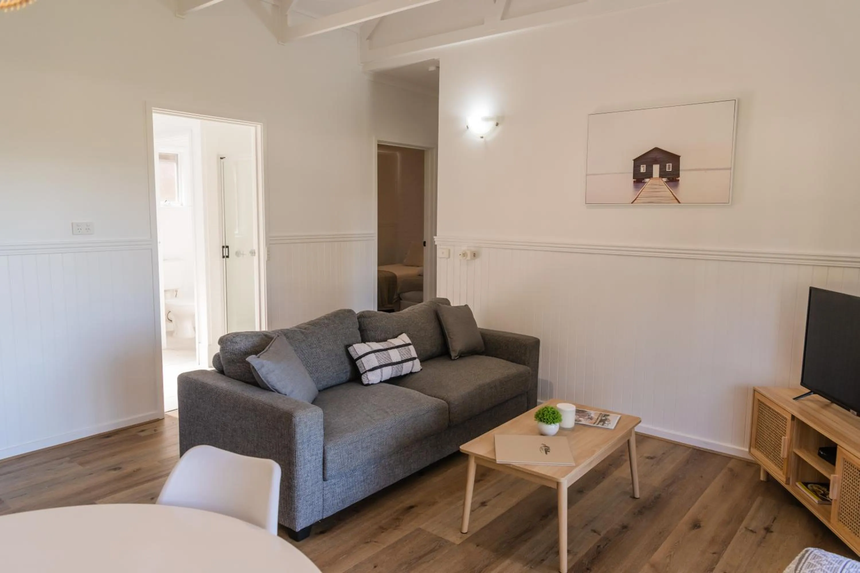 Living room in McMillans of Metung Coastal Resort
