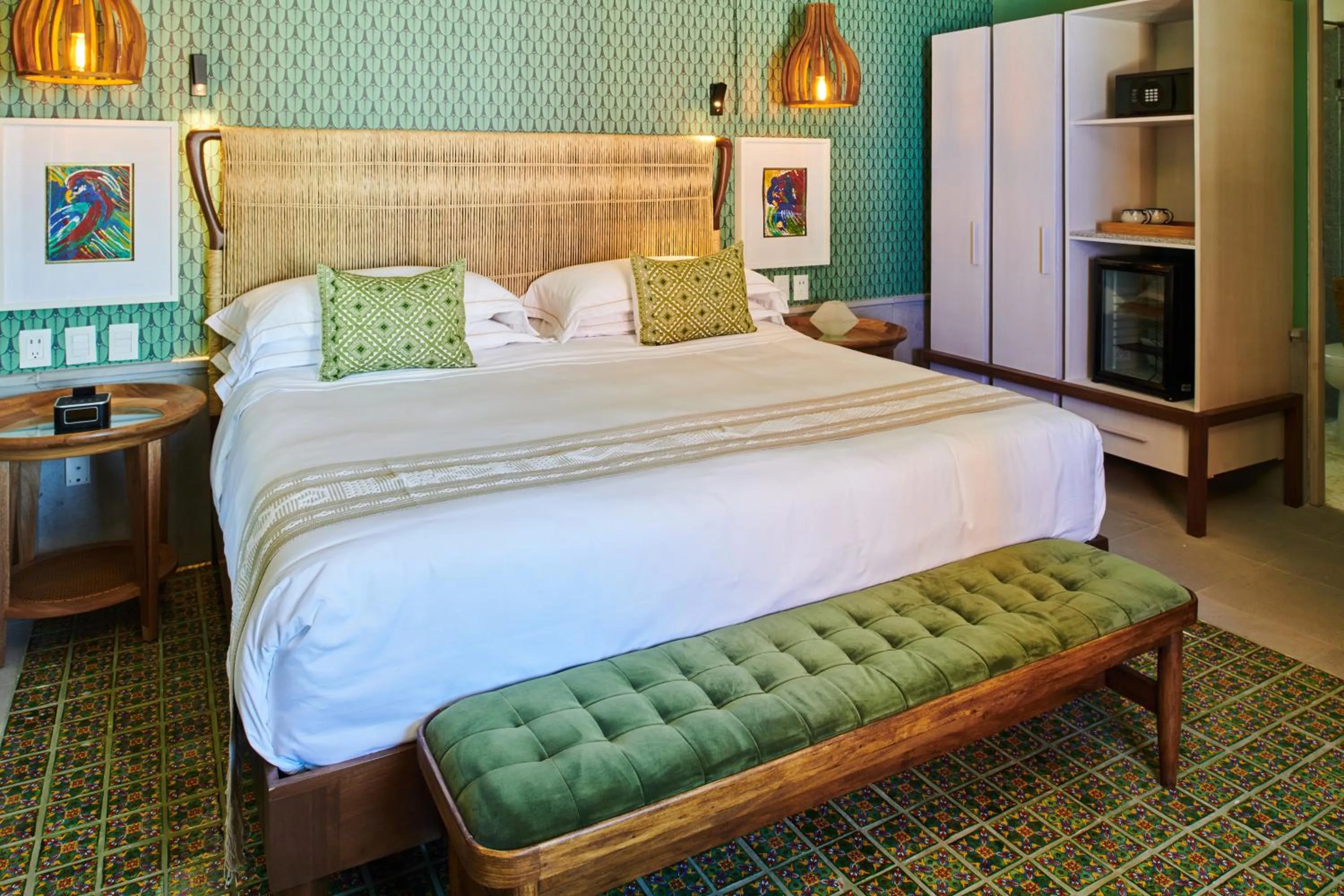 Bedroom, Bed in Hotel Luxury Patio Azul