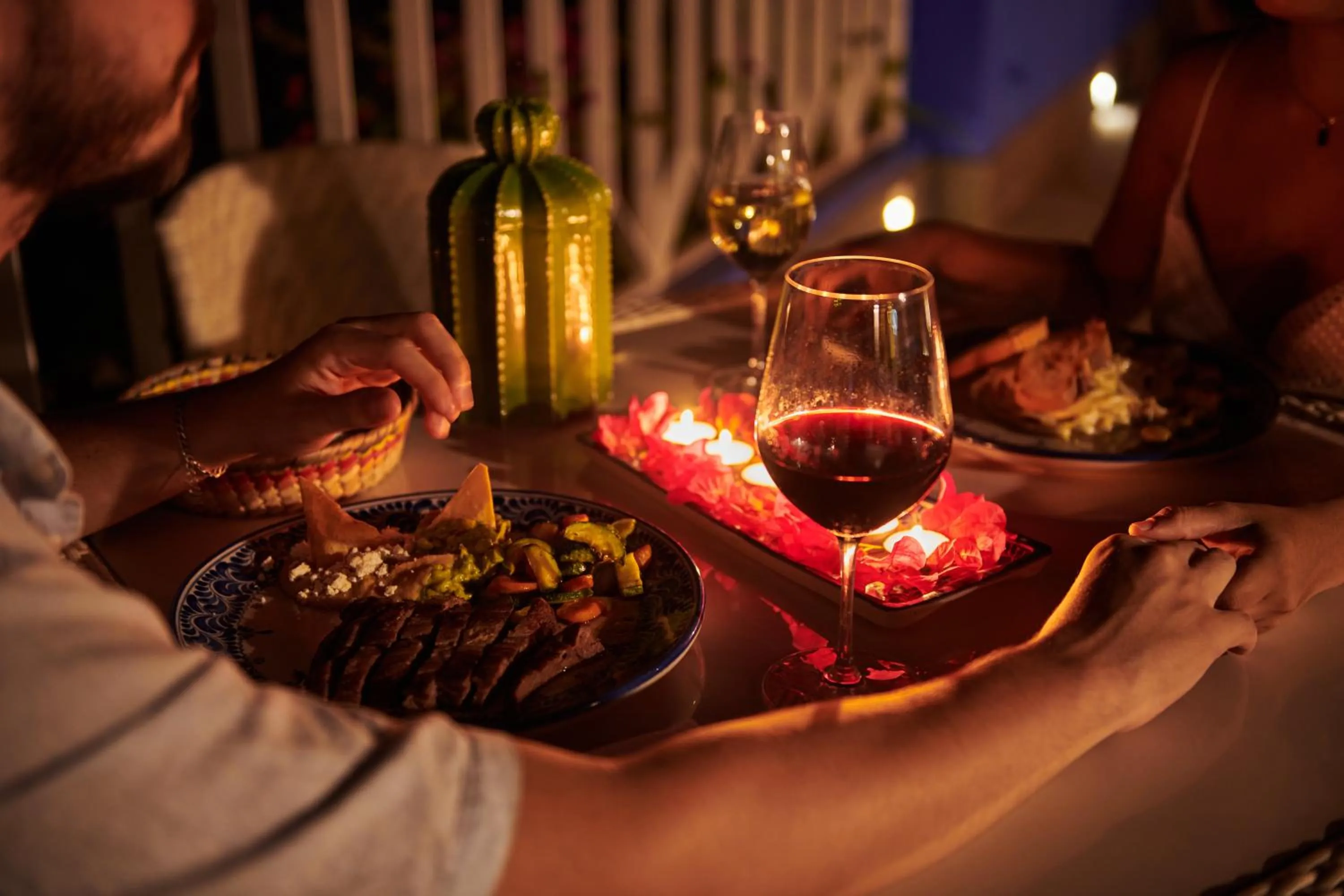 Dinner in Hotel Luxury Patio Azul