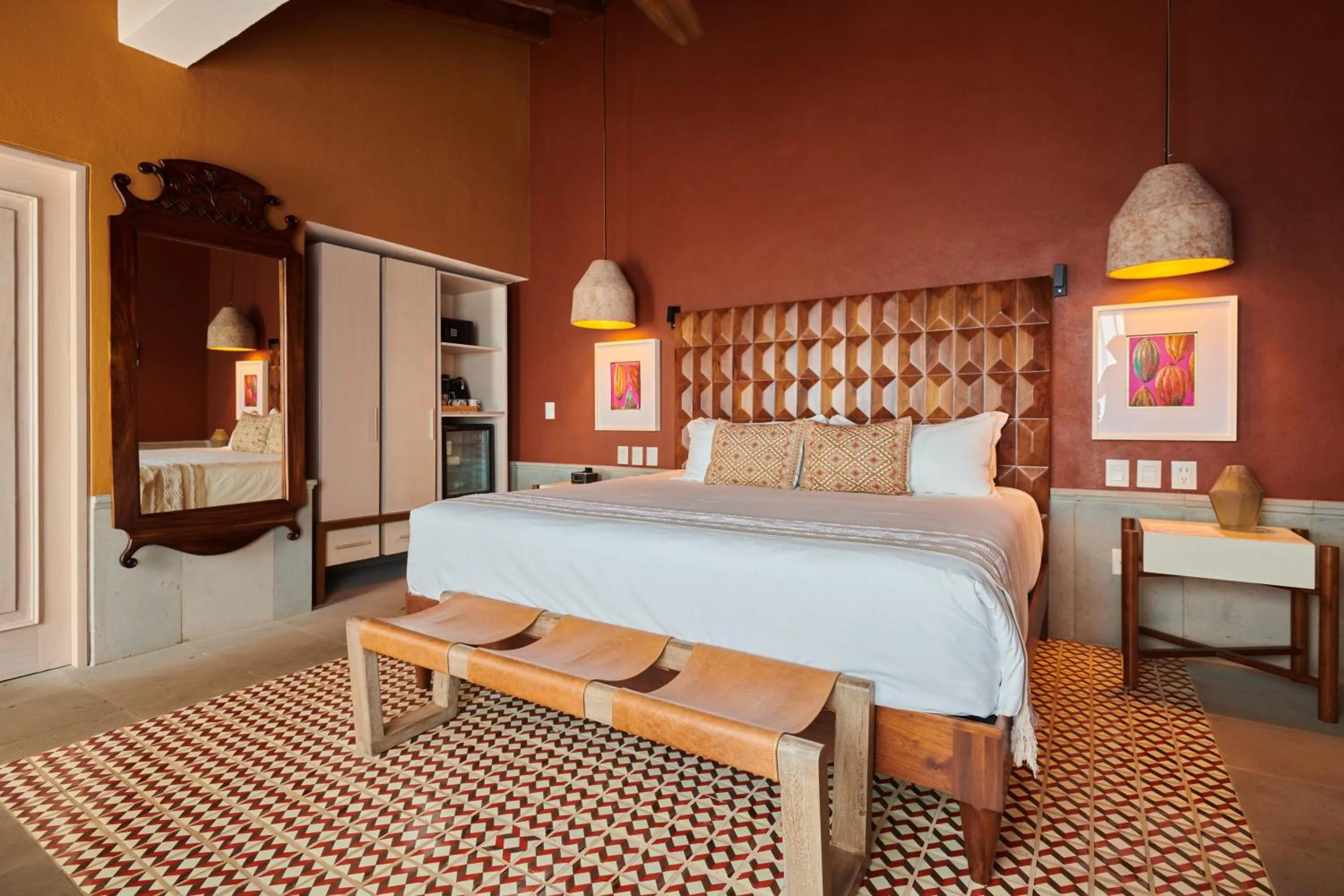 Bedroom, Bed in Hotel Luxury Patio Azul