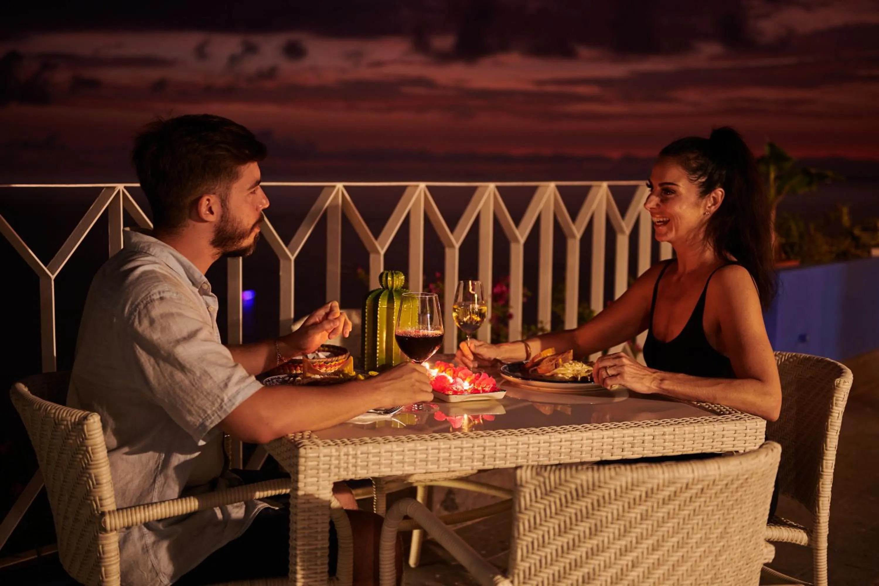 Dinner in Hotel Luxury Patio Azul