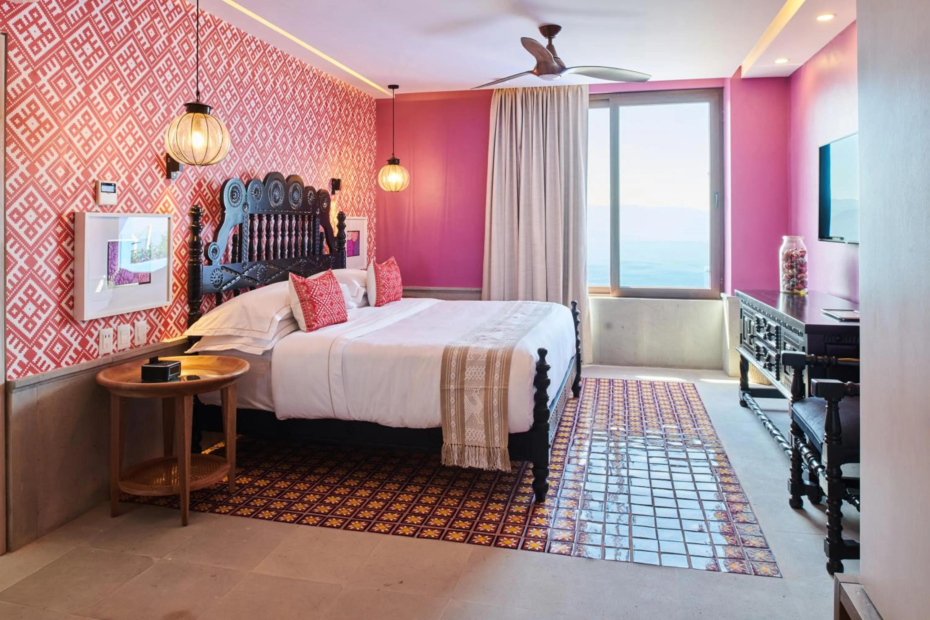 Bedroom, Bed in Hotel Luxury Patio Azul