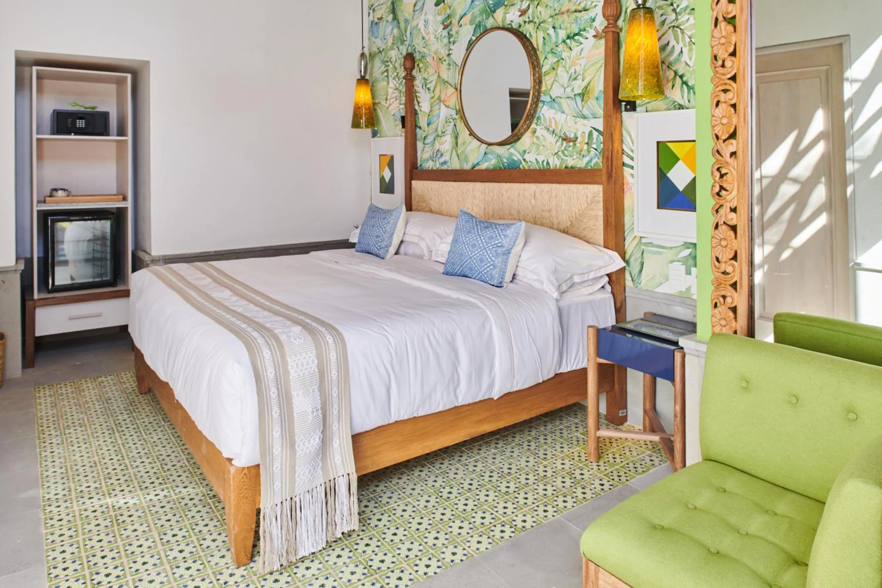 Bedroom, Bed in Hotel Luxury Patio Azul