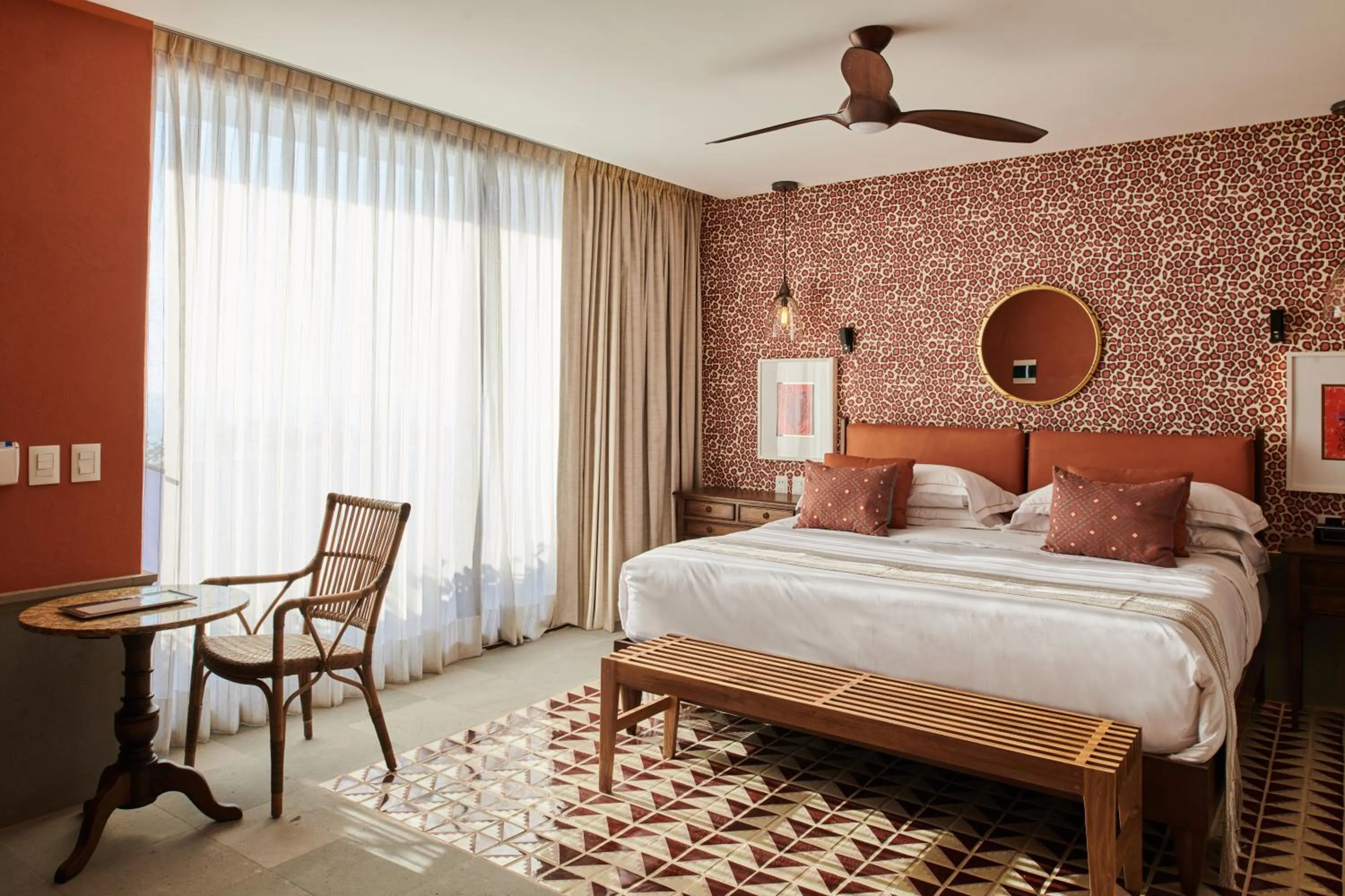 Bed in Hotel Luxury Patio Azul