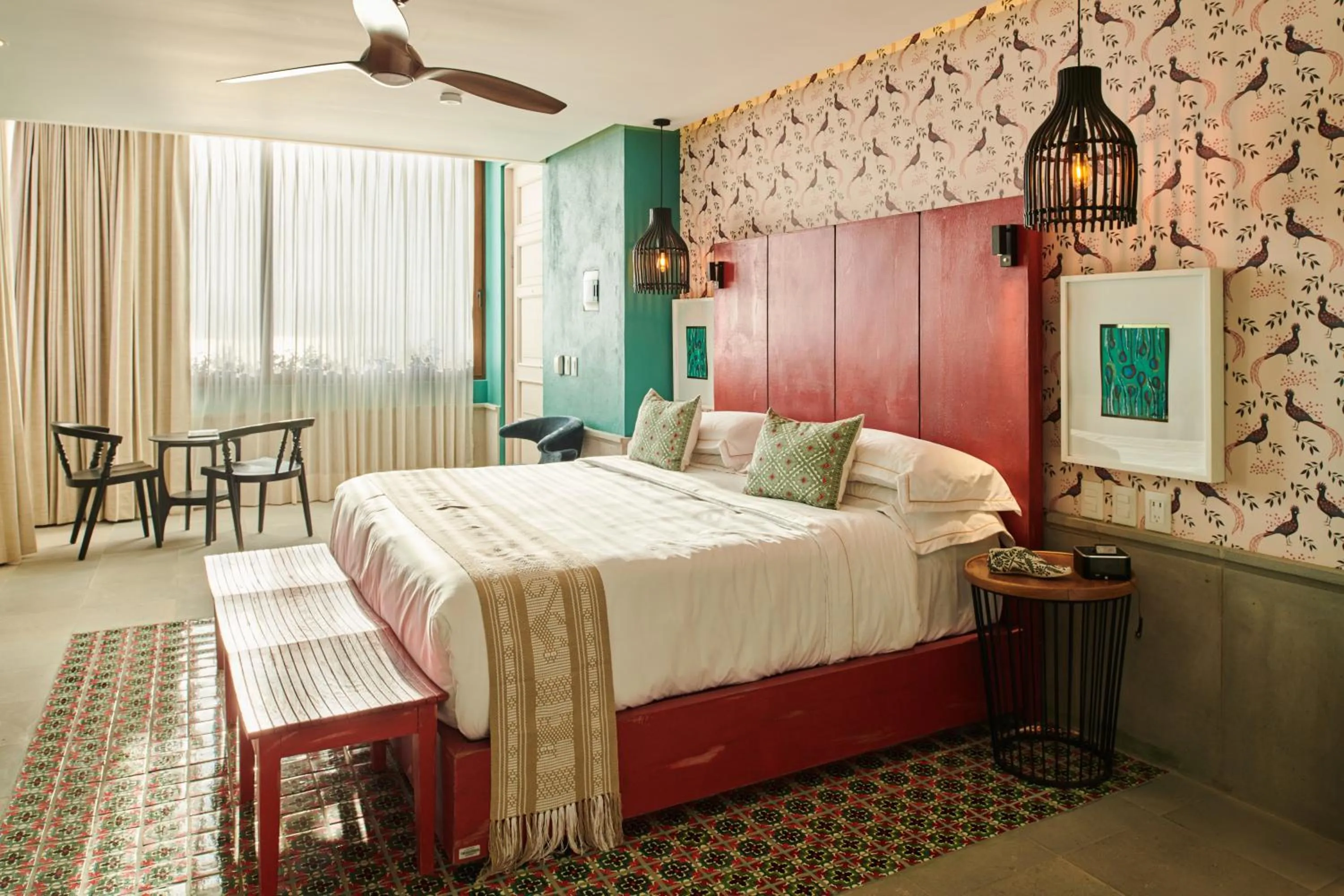 Bed in Hotel Luxury Patio Azul