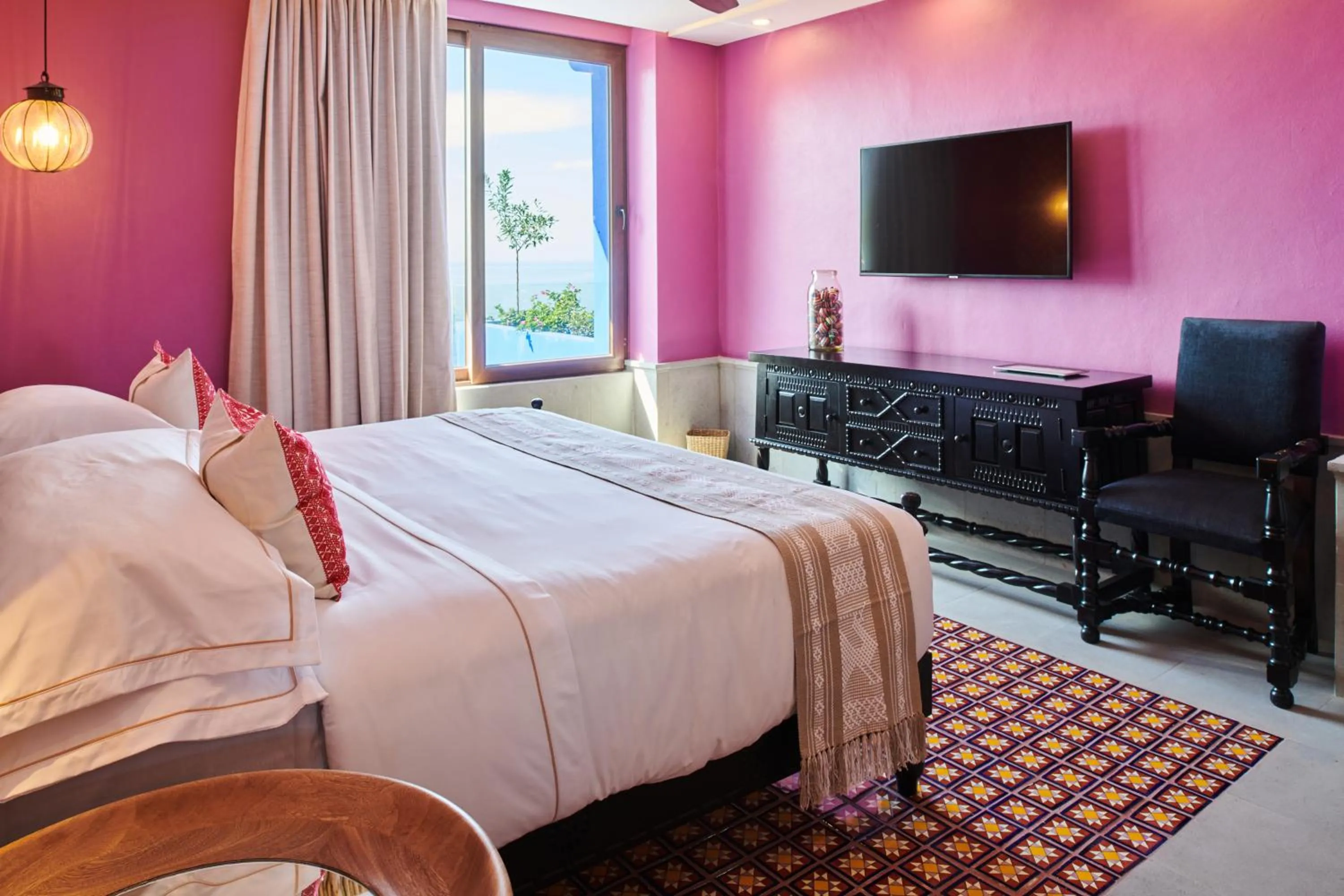 Bedroom, Bed in Hotel Luxury Patio Azul