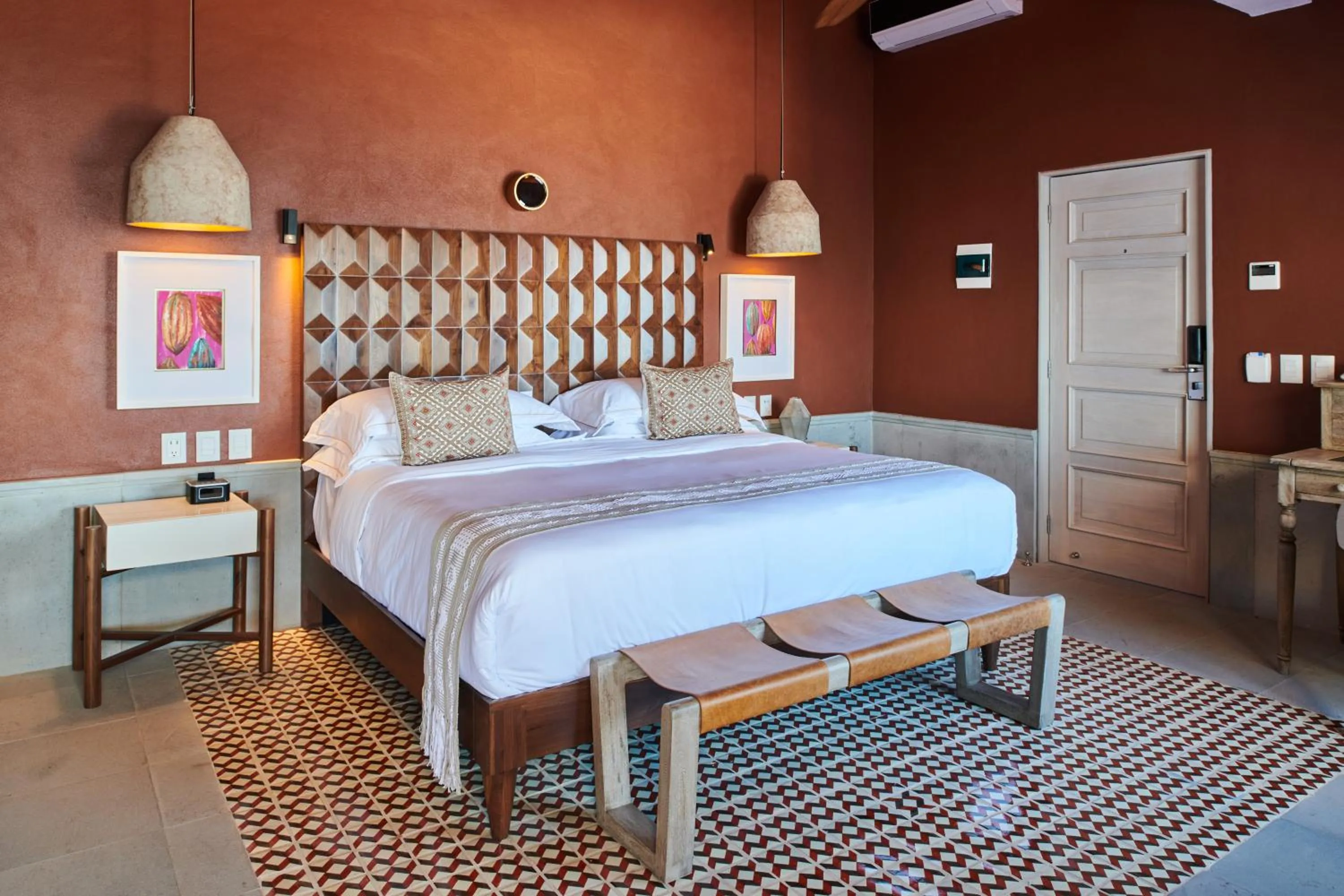 Bed in Hotel Luxury Patio Azul