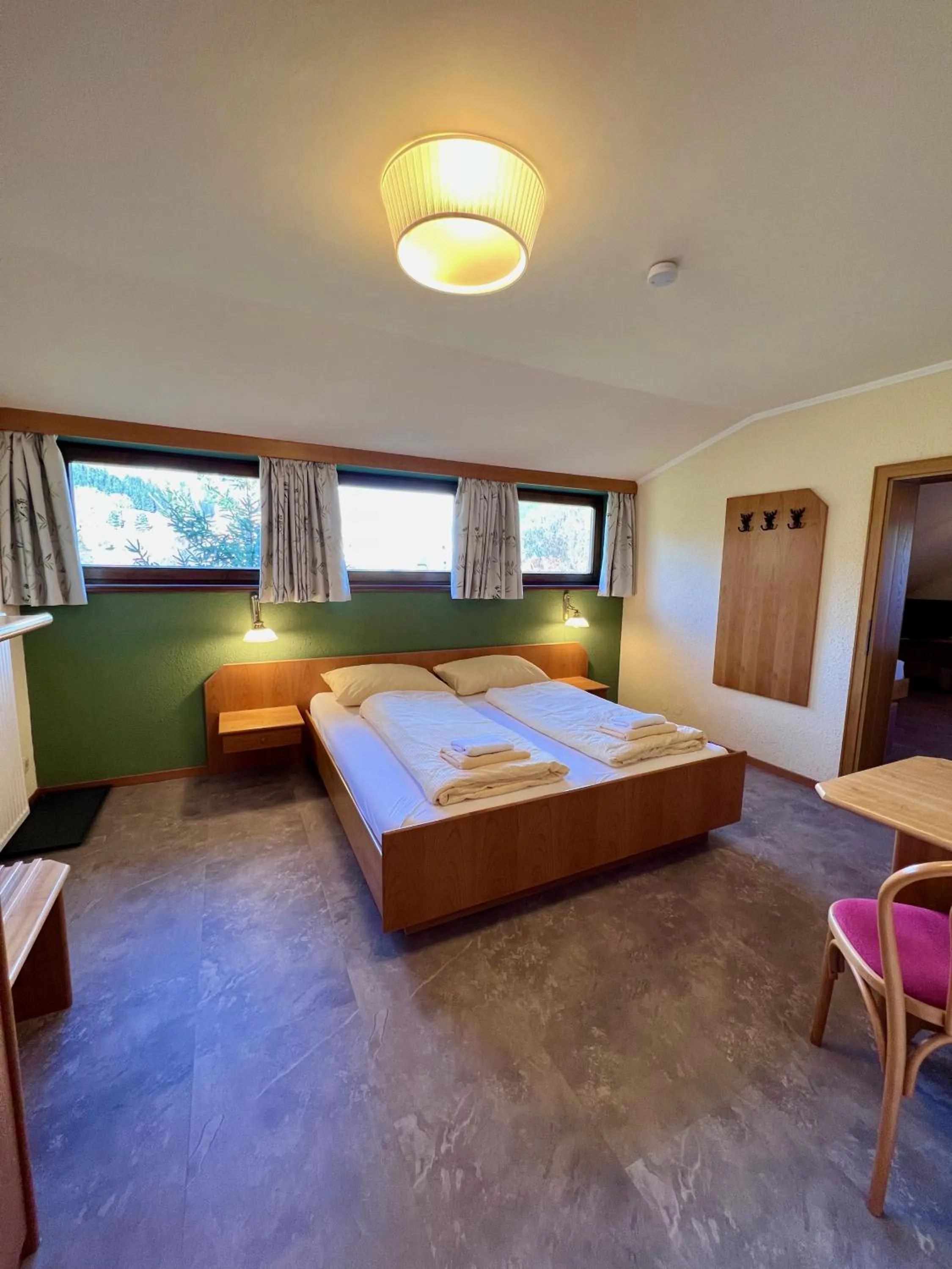 Bedroom, Bed in Pension Lambrecht